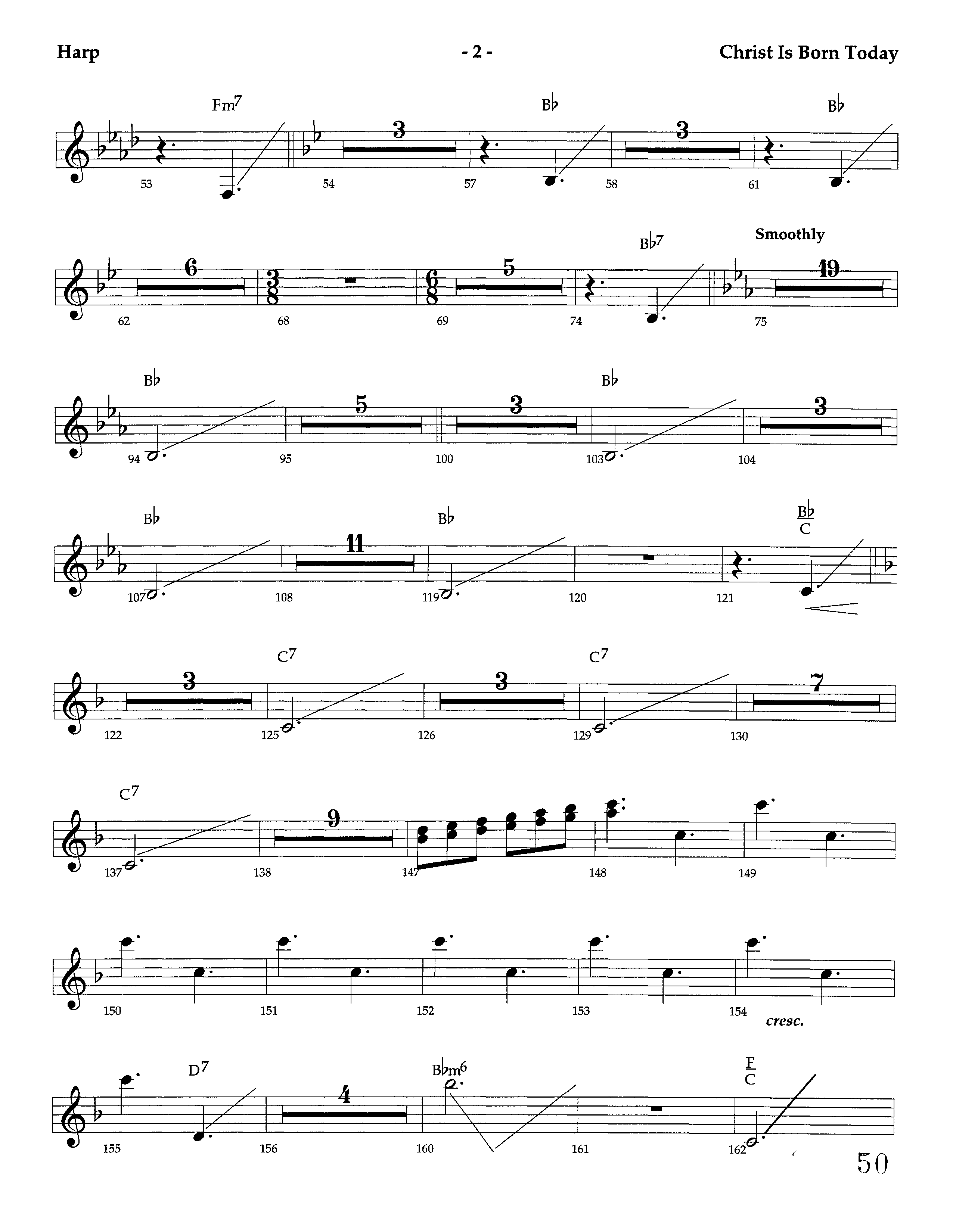 Christ Is Born Today (Instrumental) Harp (Lifeway Worship / Arr. Dennis Allen / Orch. Dave Williamson)