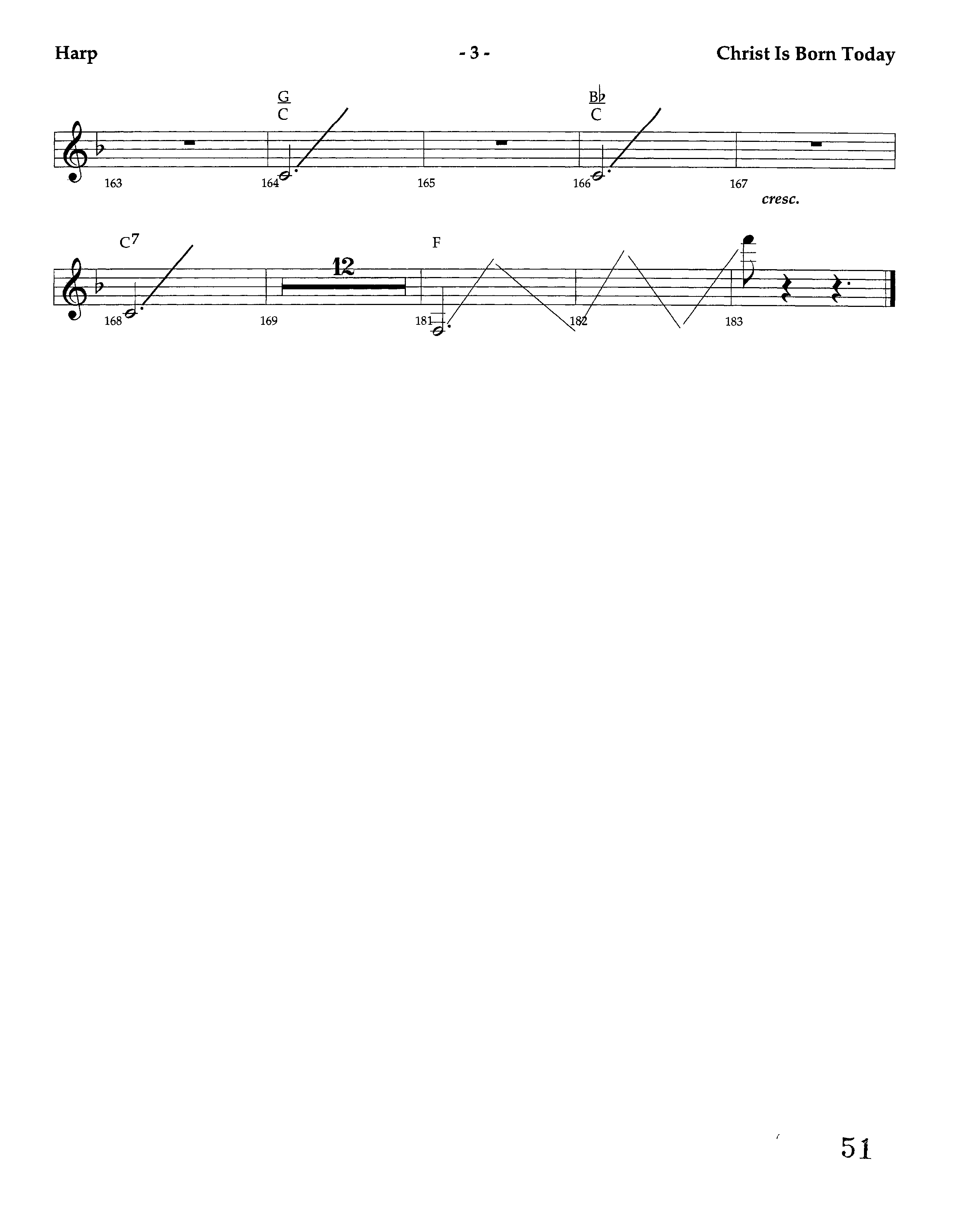 Christ Is Born Today (Instrumental) Harp (Lifeway Worship / Arr. Dennis Allen / Orch. Dave Williamson)