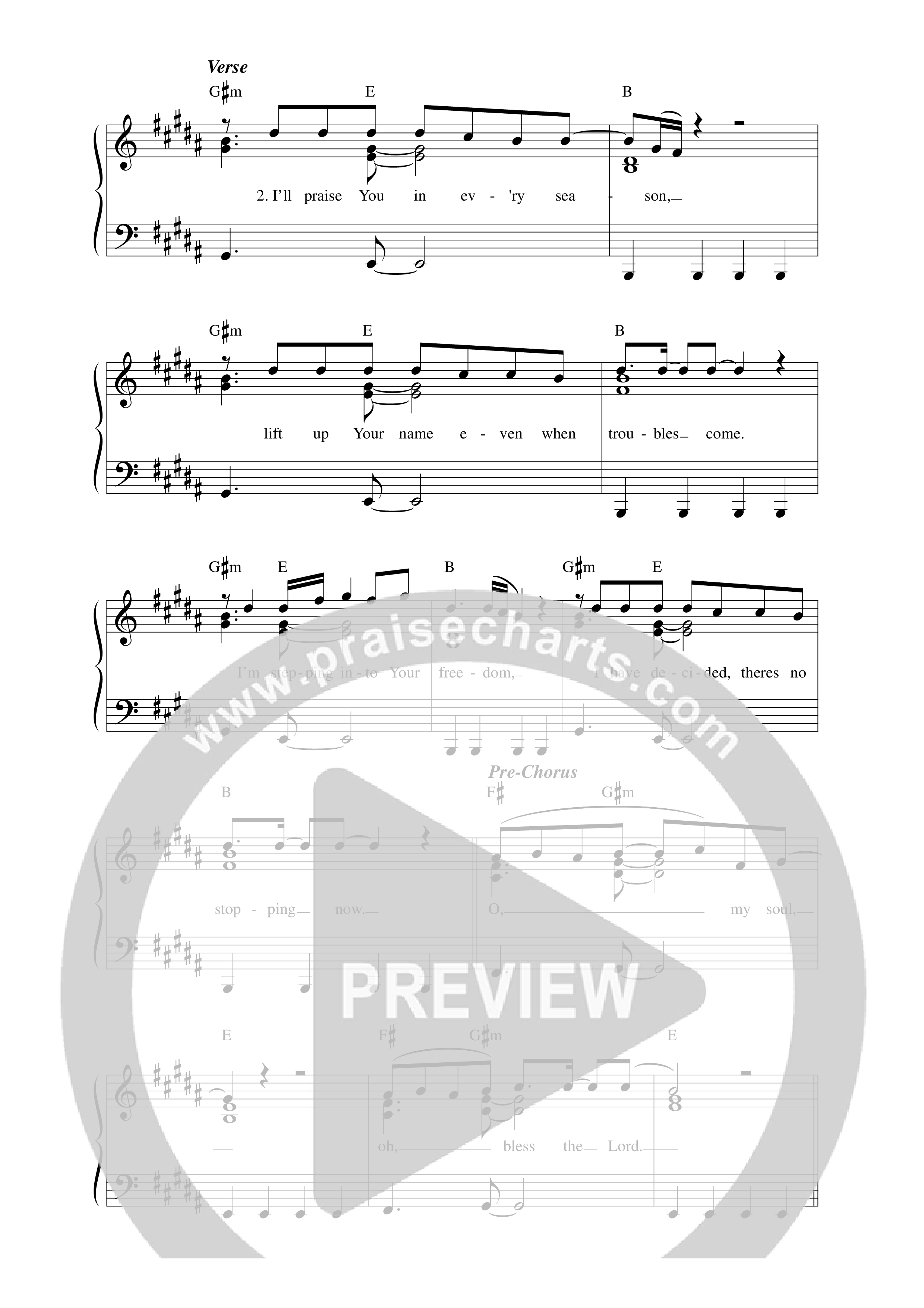 Made To Praise Lead Sheet Melody (Thrive Worship)
