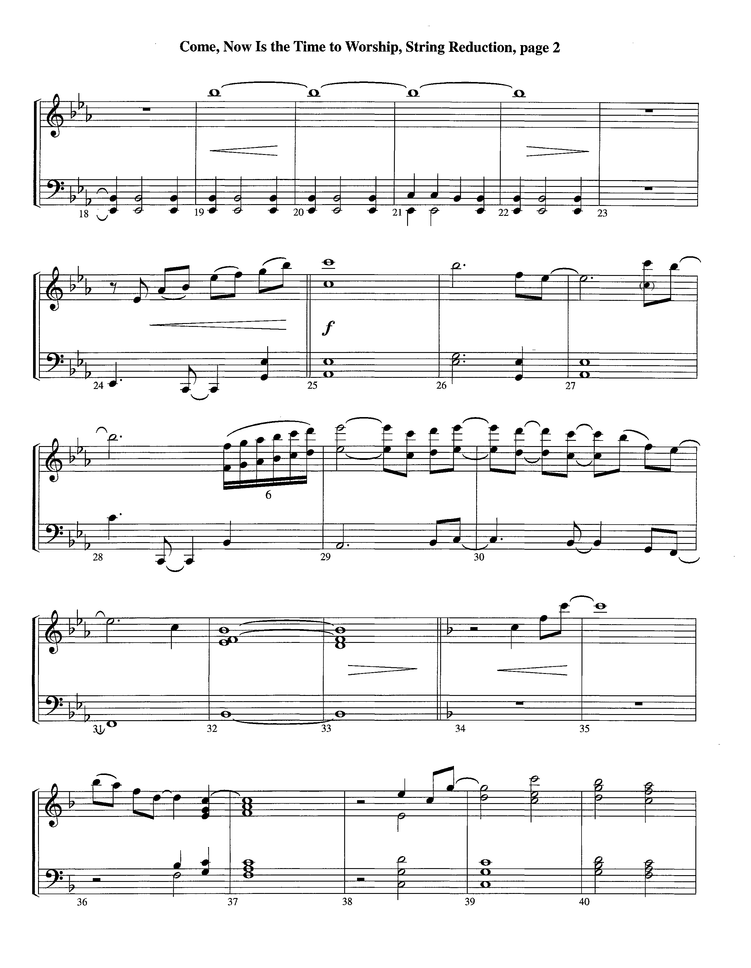 Come Now Is The Time To Worship (Instrumental) String Reduction (Lifeway Worship / Arr. Richard Kingsmore)