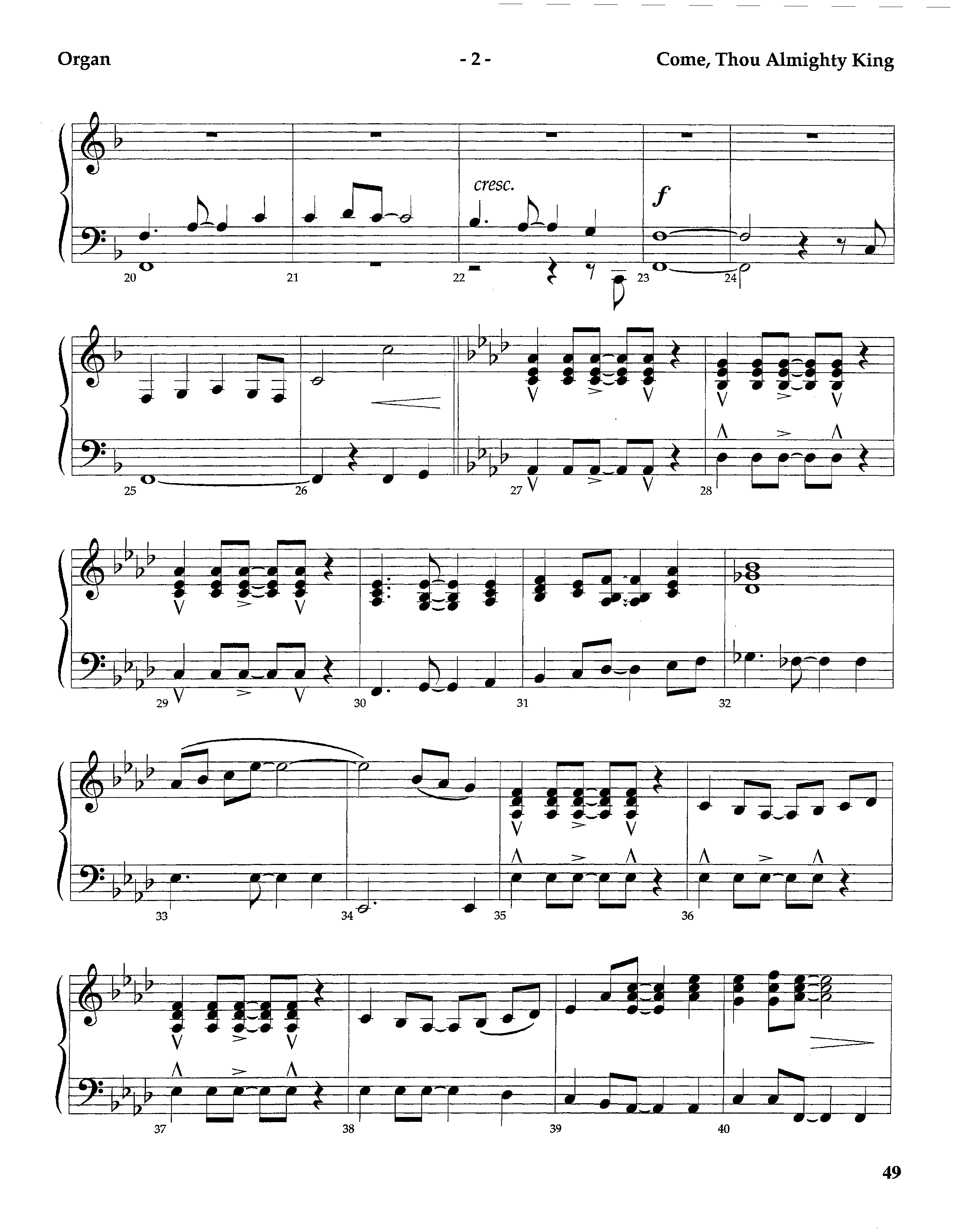 Come Thou Almighty King (Instrumental) Organ (Lifeway Worship / Arr. Steve Dunn)