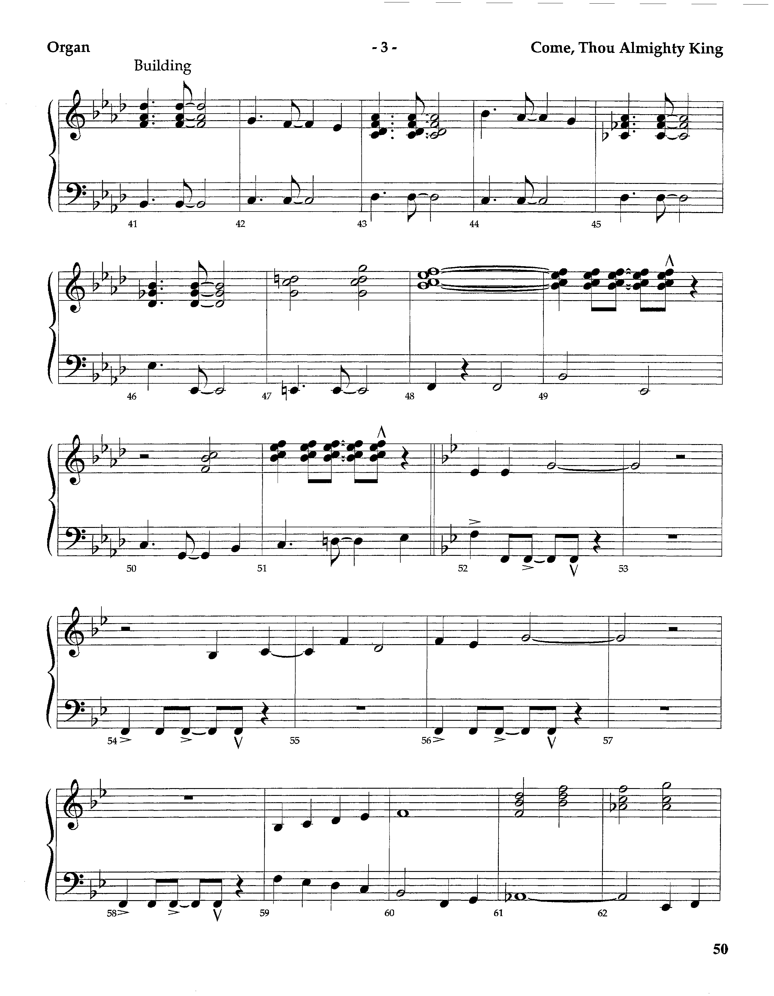 Come Thou Almighty King (Instrumental) Organ (Lifeway Worship / Arr. Steve Dunn)