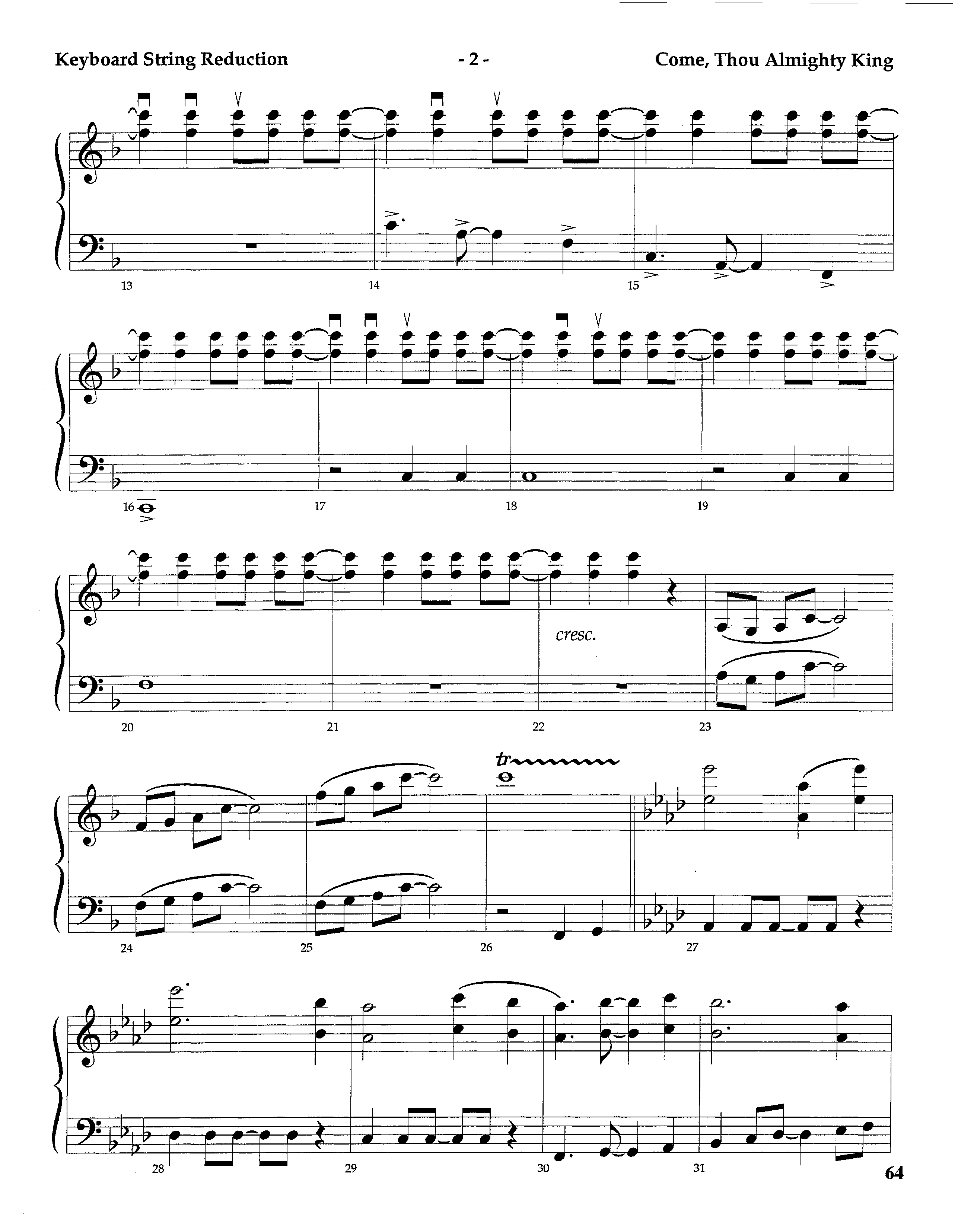 Come Thou Almighty King (Instrumental) String Reduction (Lifeway Worship / Arr. Steve Dunn)