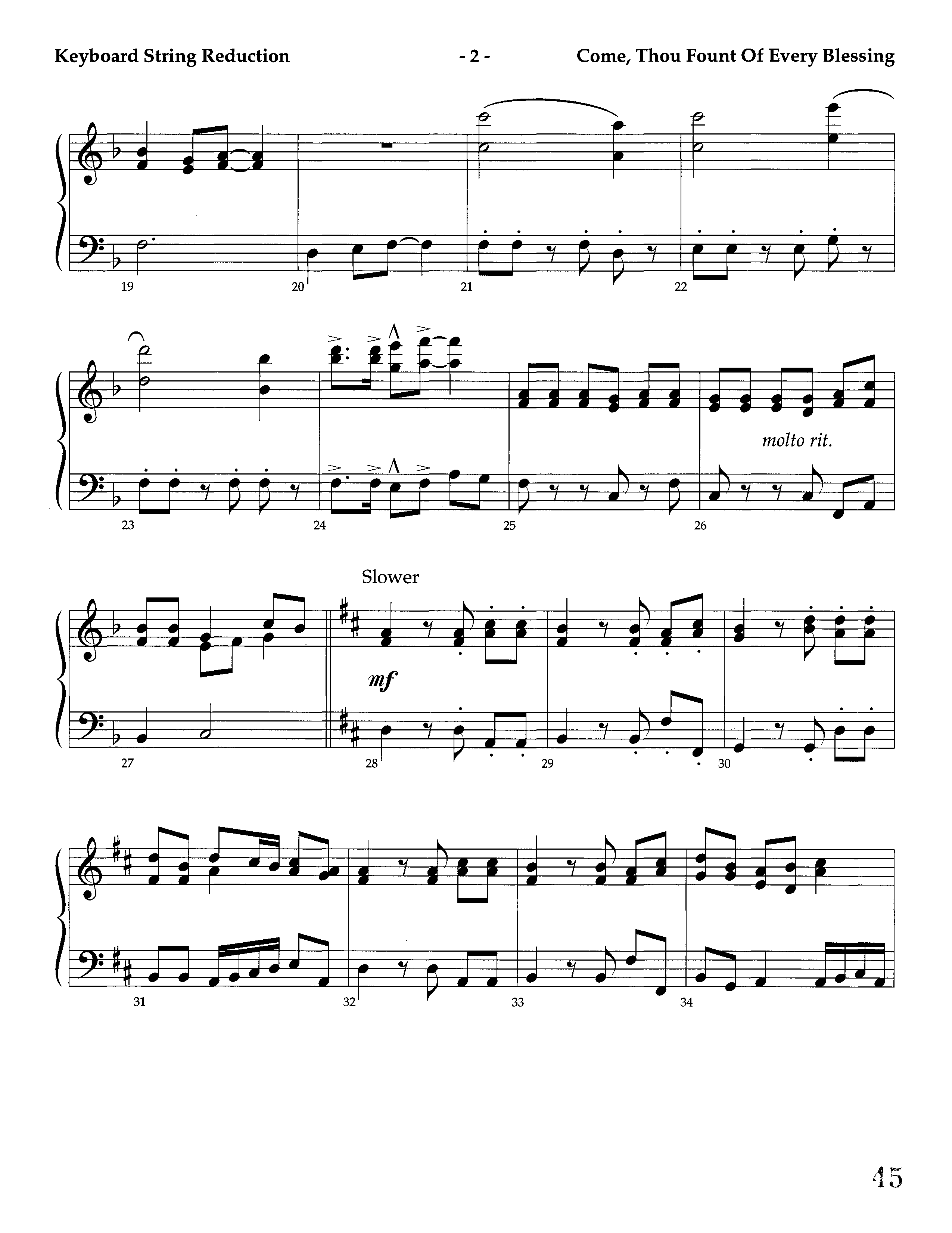 Come Thou Fount Of Every Blessing (Instrumental) String Reduction (Lifeway Worship / Arr. Jeff Cranfill)