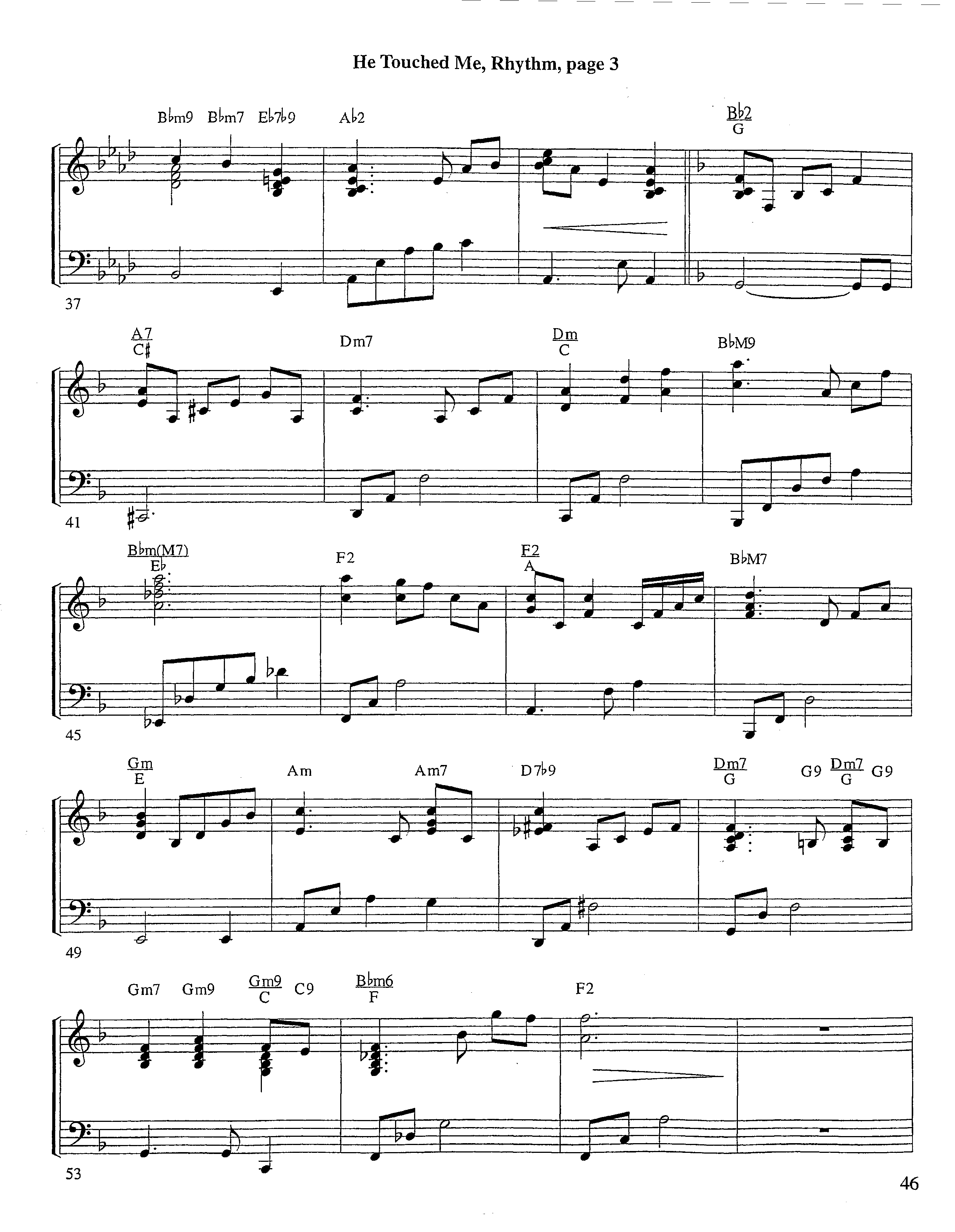 He Touched Me (Instrumental) Piano/Rhythm (Lifeway Worship / Arr. Steve Dunn)