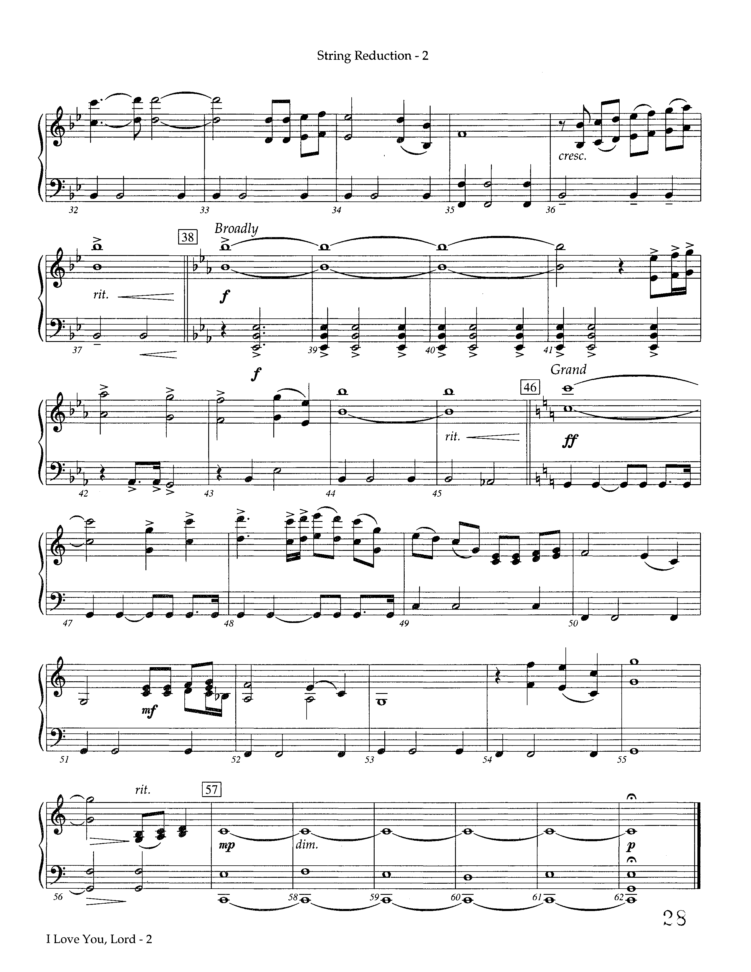 I Love You Lord (Instrumental) String Reduction (Lifeway Worship / Arr. Keith Christopher)