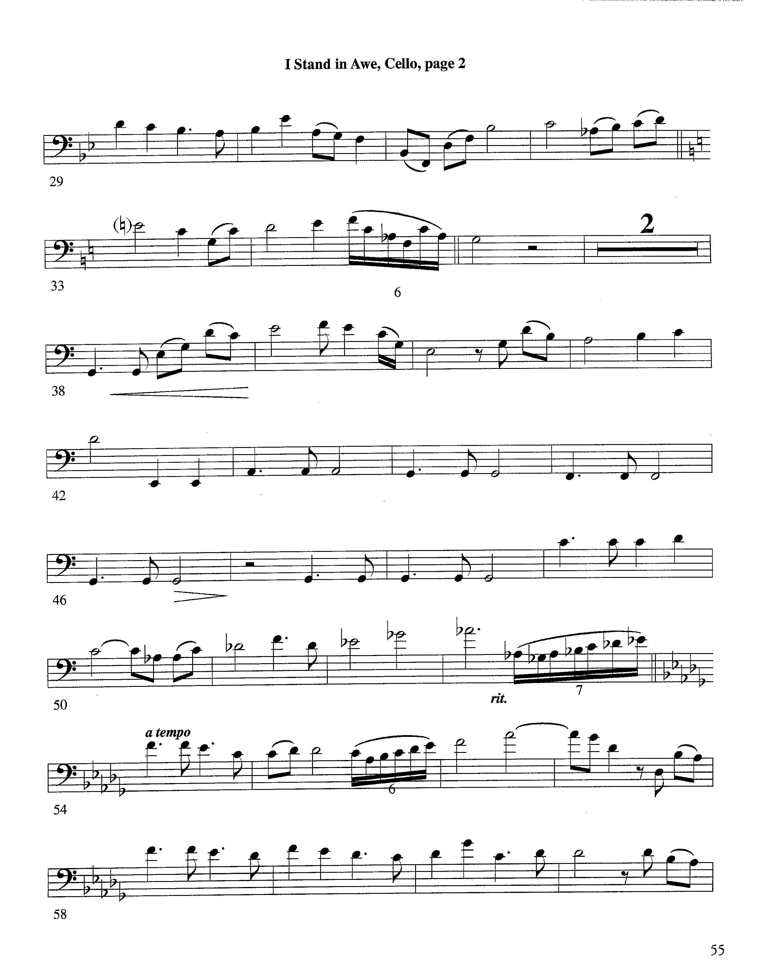 I Stand In Awe (Instrumental) Cello (Lifeway Worship / Arr. Richard Kingsmore)