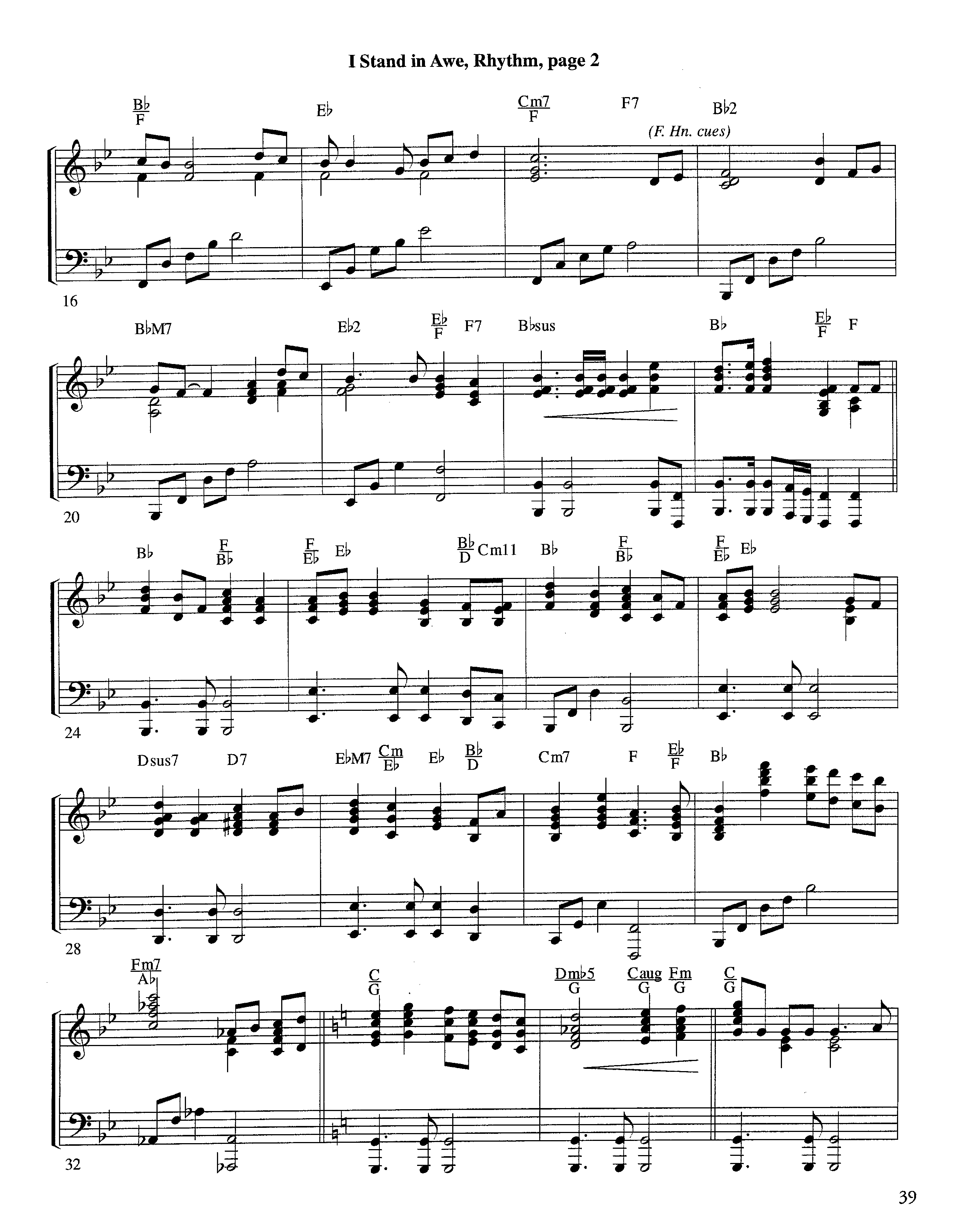 I Stand In Awe (Instrumental) Piano/Rhythm (Lifeway Worship / Arr. Richard Kingsmore)