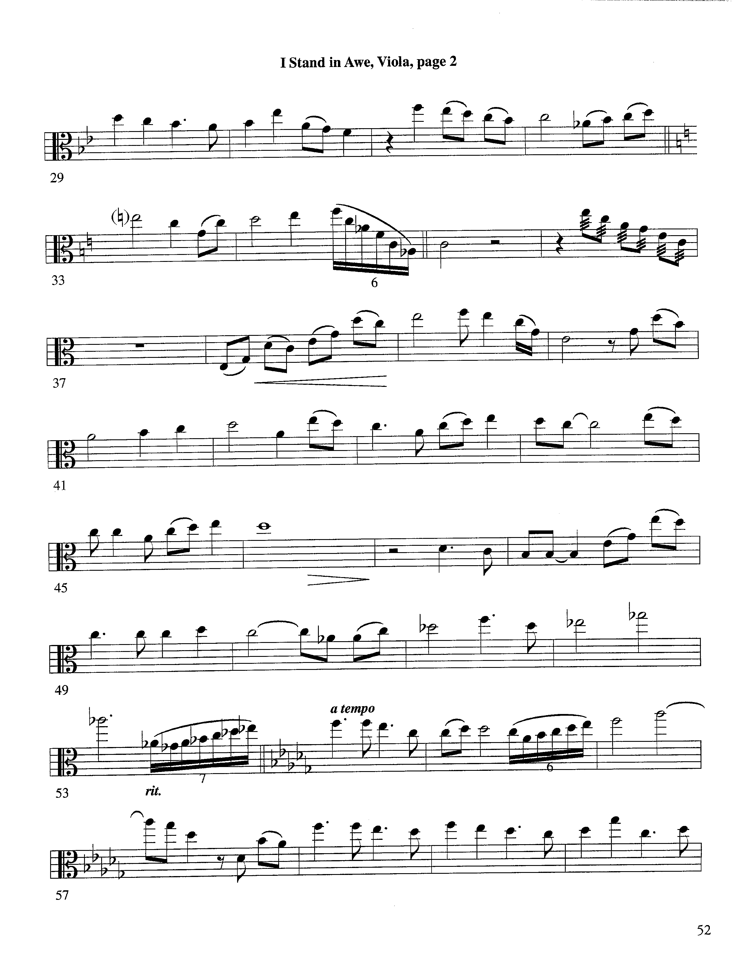 I Stand In Awe (Instrumental) Viola (Lifeway Worship / Arr. Richard Kingsmore)