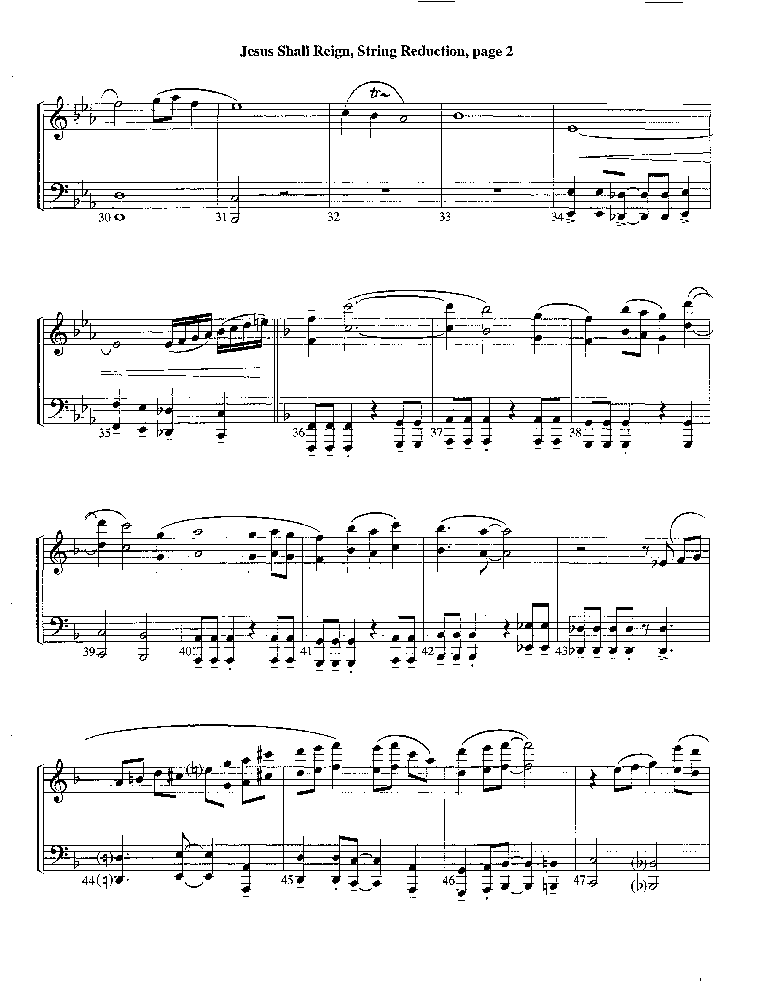 Jesus Shall Reign (Instrumental) String Reduction (Lifeway Worship / Arr. Steve Dunn)