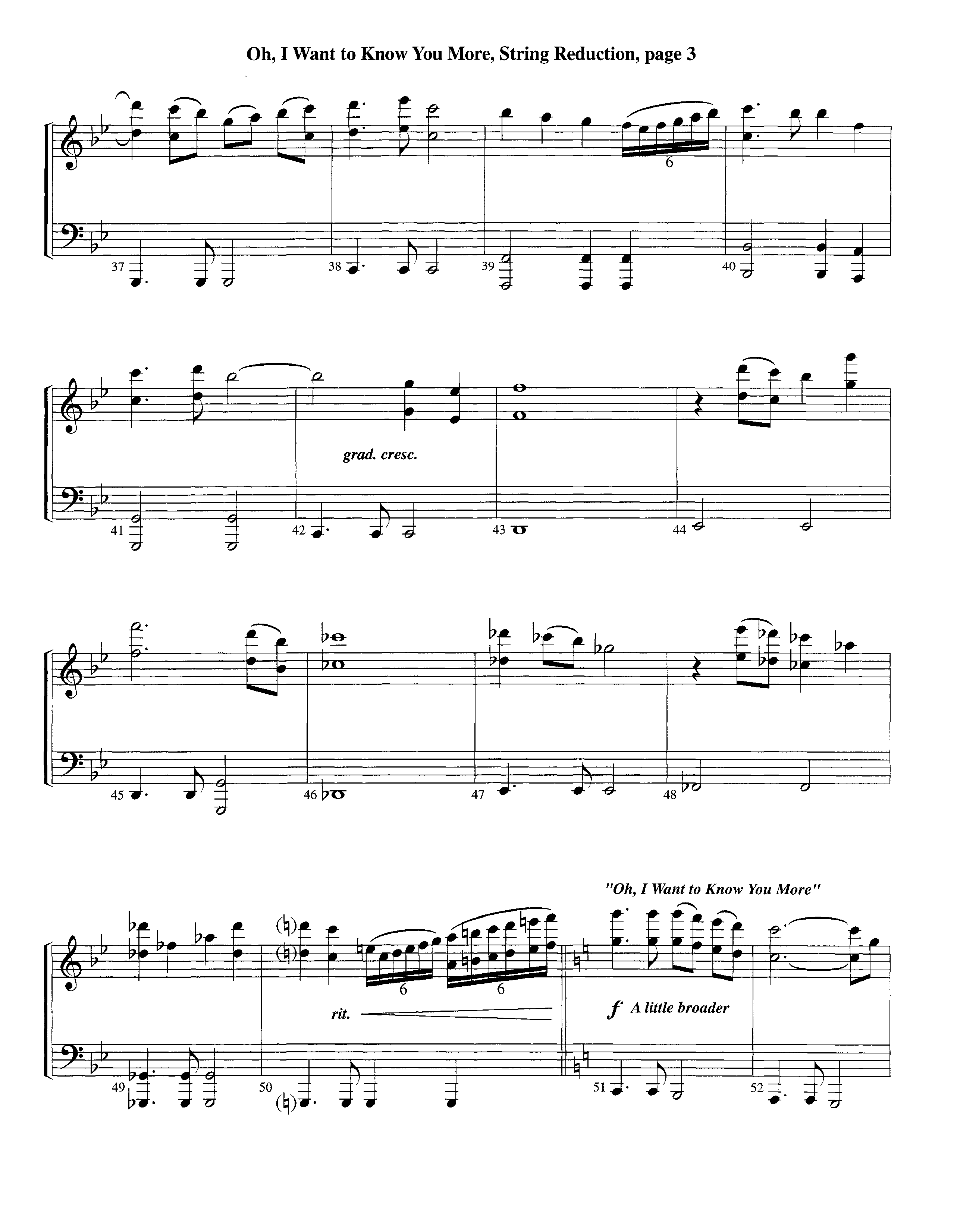 Oh I Want To Know You More (with There Is None Like You, I Worship You Almighty God) (Instrumental) String Reduction (Lifeway Worship / Arr. Richard Kingsmore)