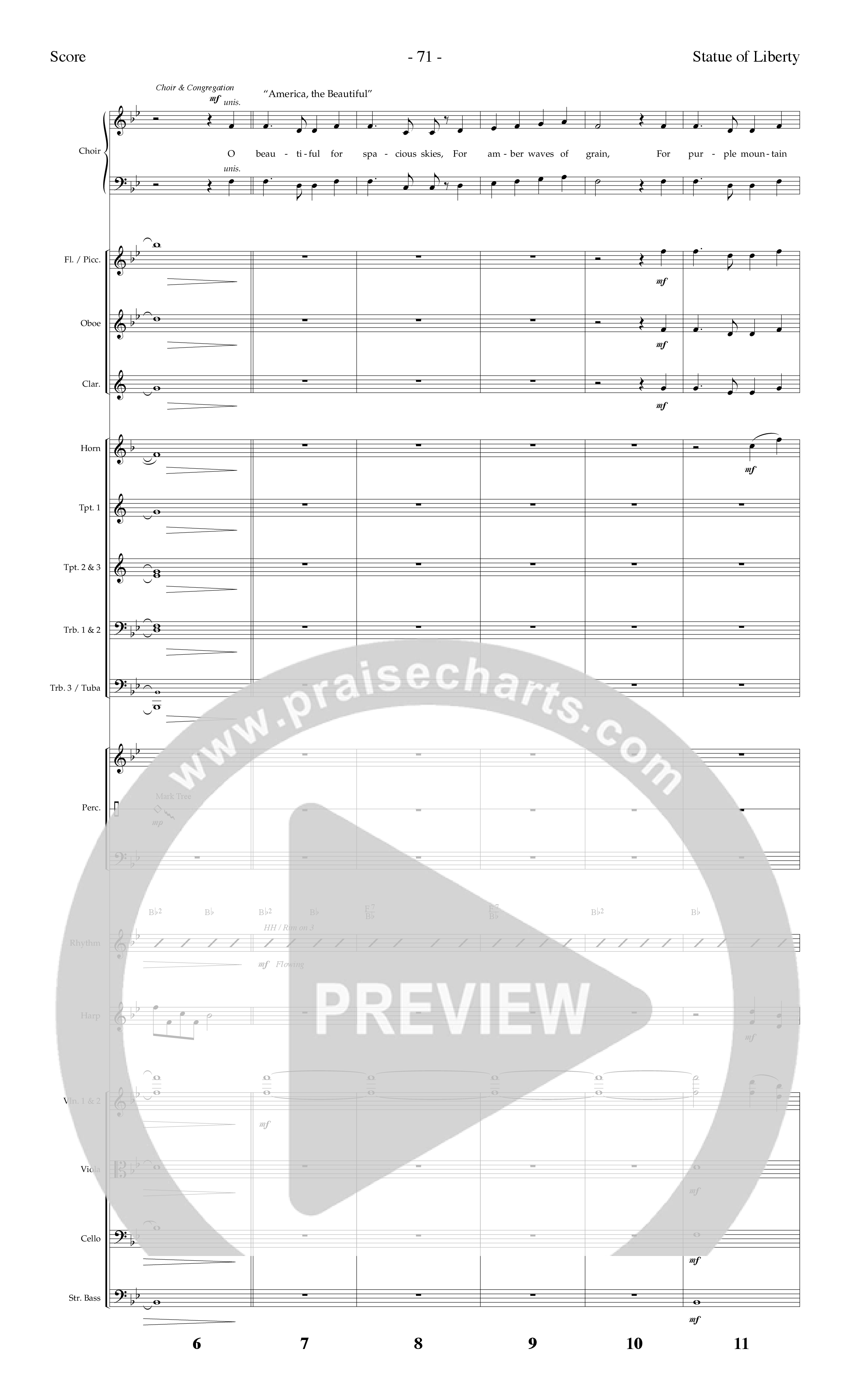 America Keep Singing (6 Song Choral Collection) Song 4 (Orchestration) (Lifeway Choral / Arr. Dennis Allen)