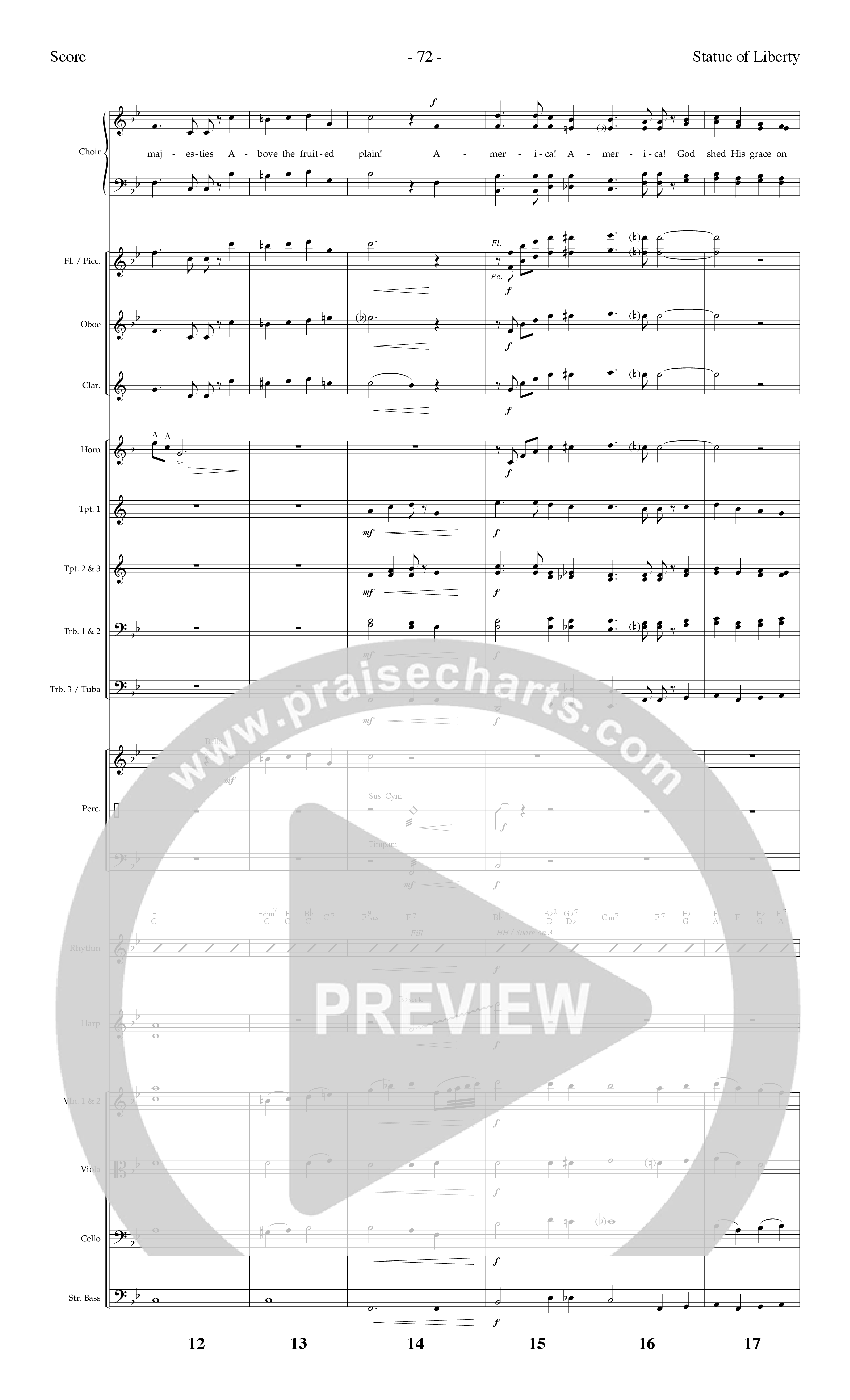 America Keep Singing (6 Song Choral Collection) Song 4 (Orchestration) (Lifeway Choral / Arr. Dennis Allen)