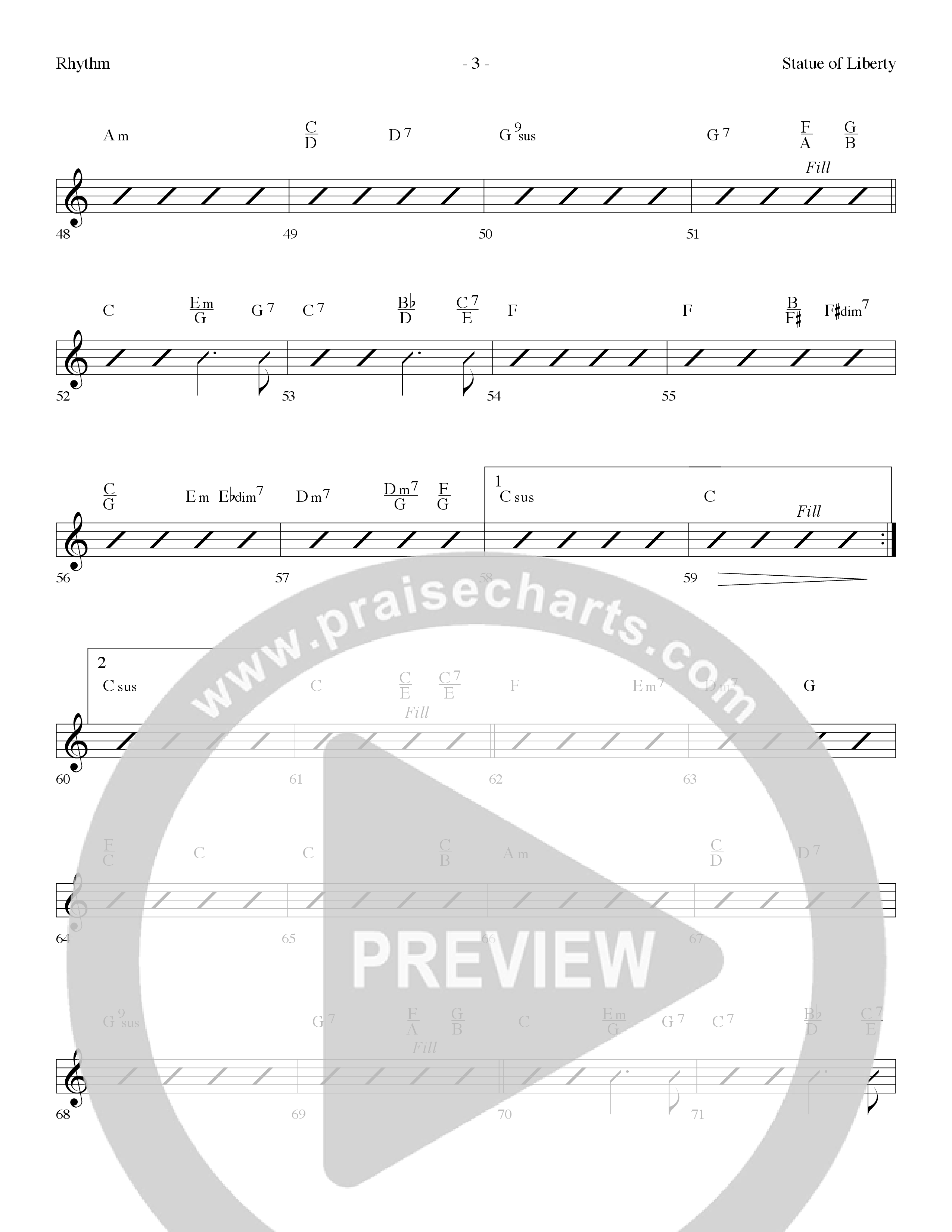 America Keep Singing (6 Song Choral Collection) Song 4 (Rhythm) (Lifeway Choral / Arr. Dennis Allen)