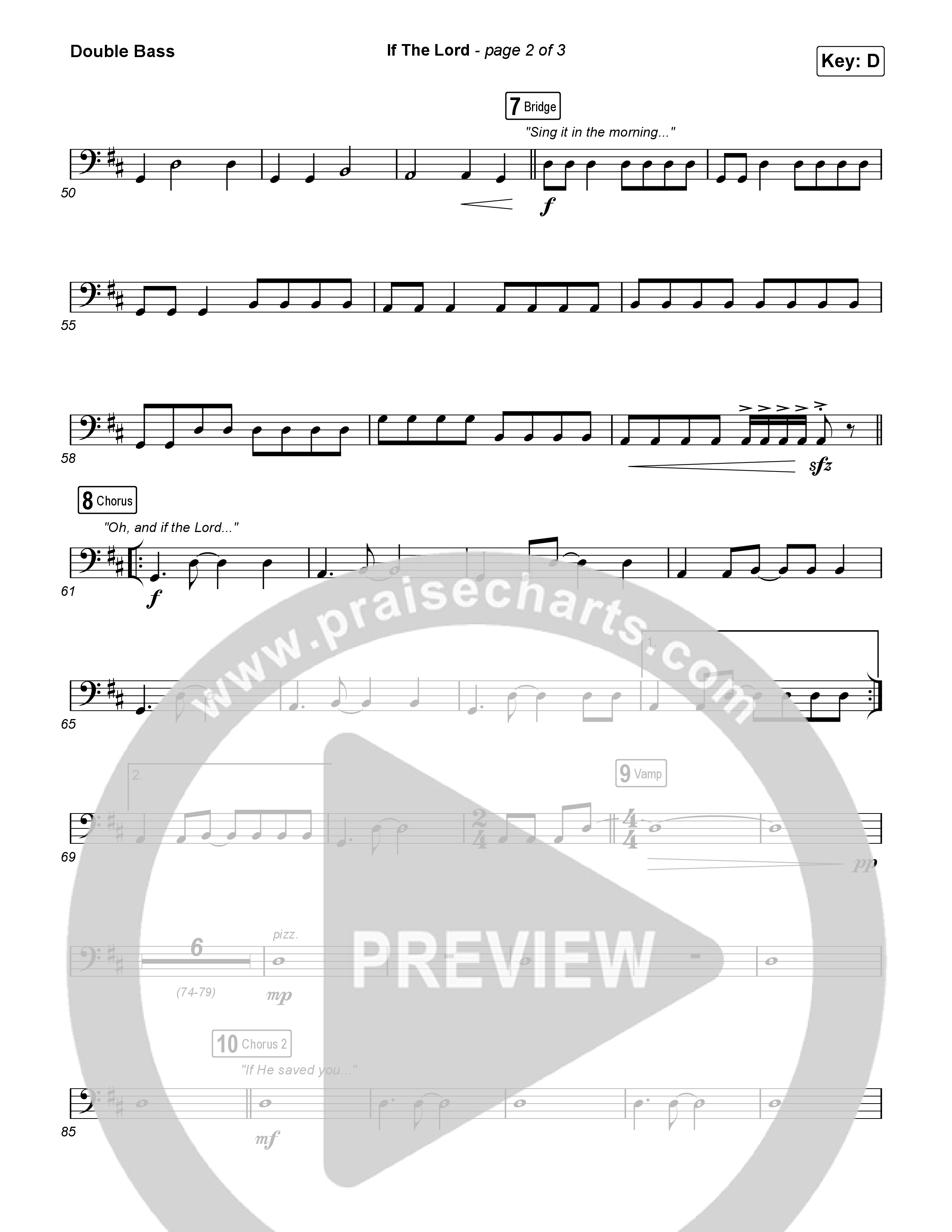 If The Lord (Live) String Bass (Bethel Music / Zahriya Zachary)