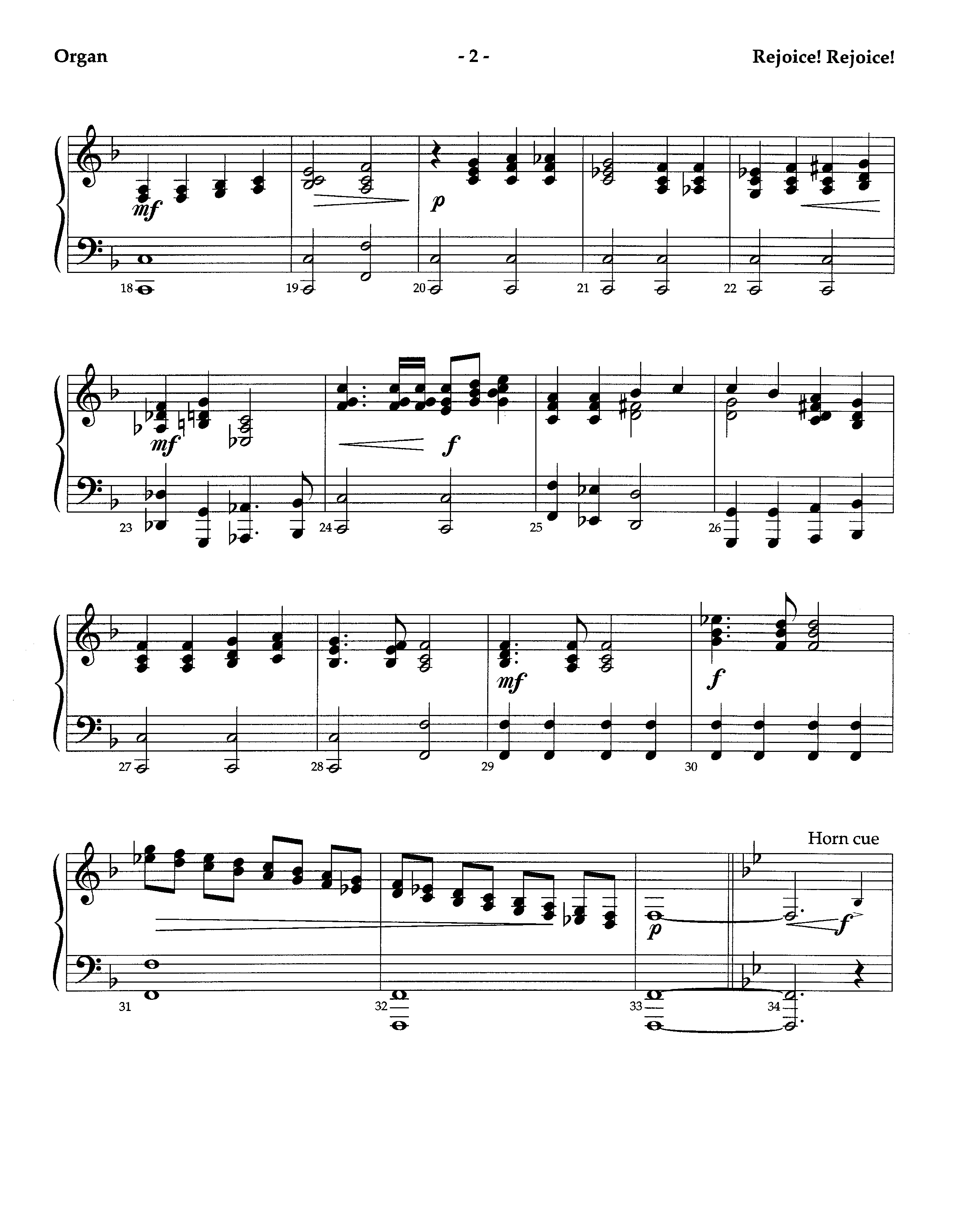 Rejoice Rejoice (Instrumental) Organ (Lifeway Worship / Arr. Omar Allen)