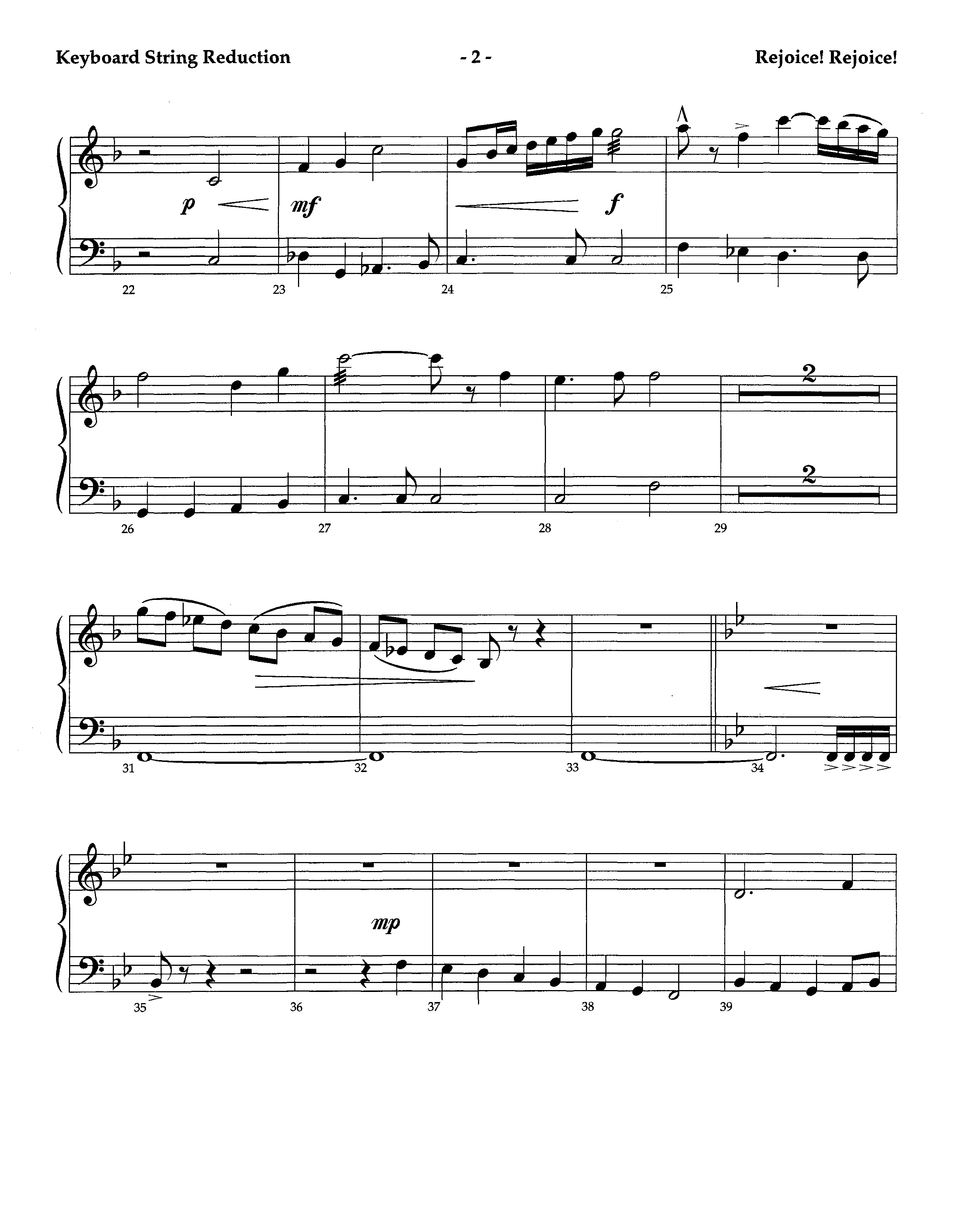 Rejoice Rejoice (Instrumental) String Reduction (Lifeway Worship / Arr. Omar Allen)