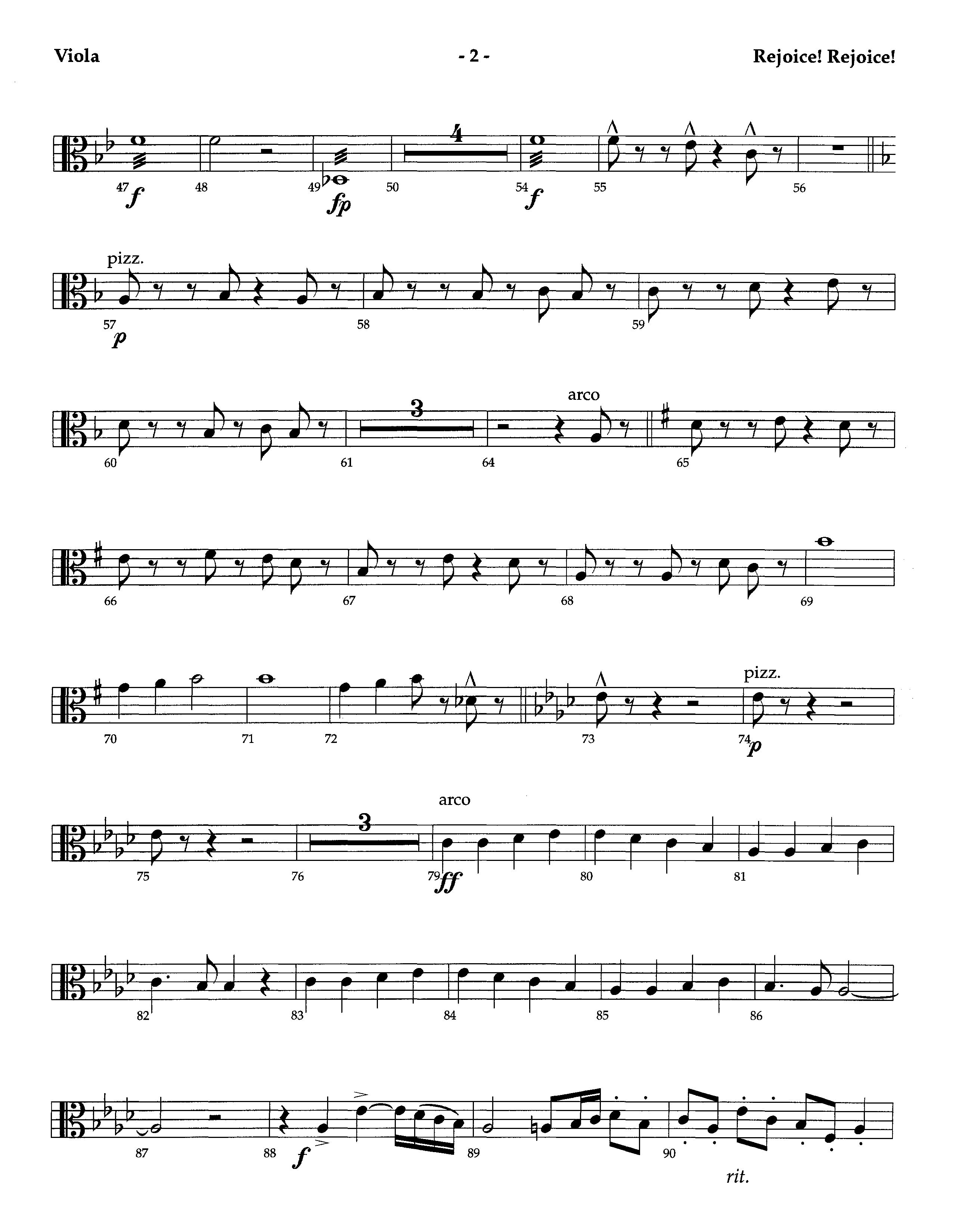 Rejoice Rejoice (Instrumental) Viola (Lifeway Worship / Arr. Omar Allen)