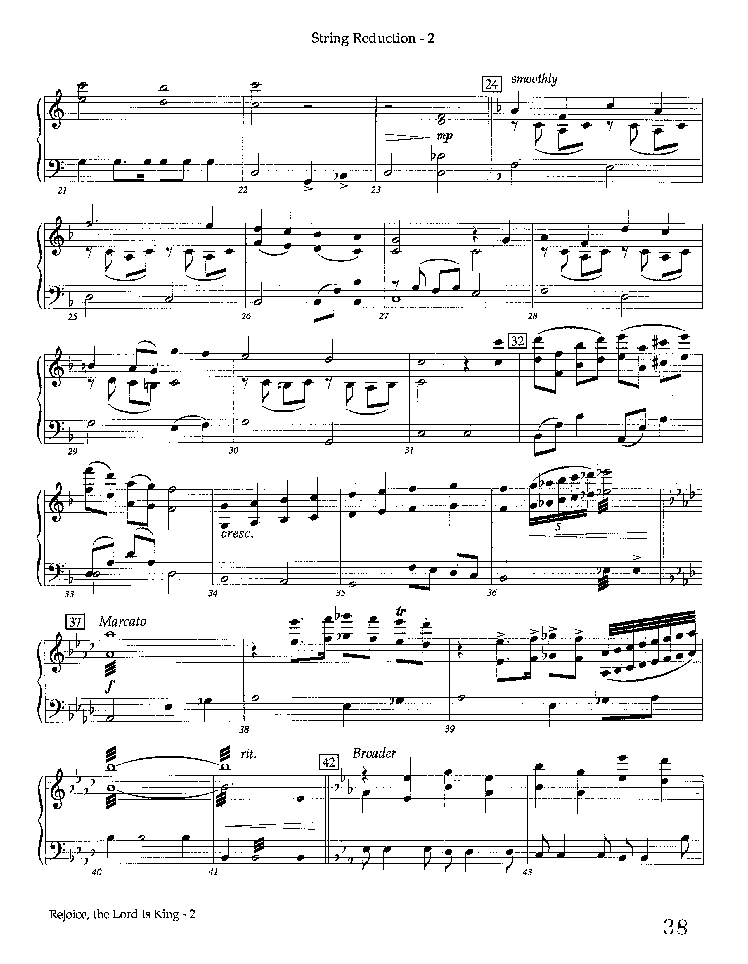 Rejoice The Lord Is King (Instrumental) String Reduction (Lifeway Worship / Arr. Keith Christopher)