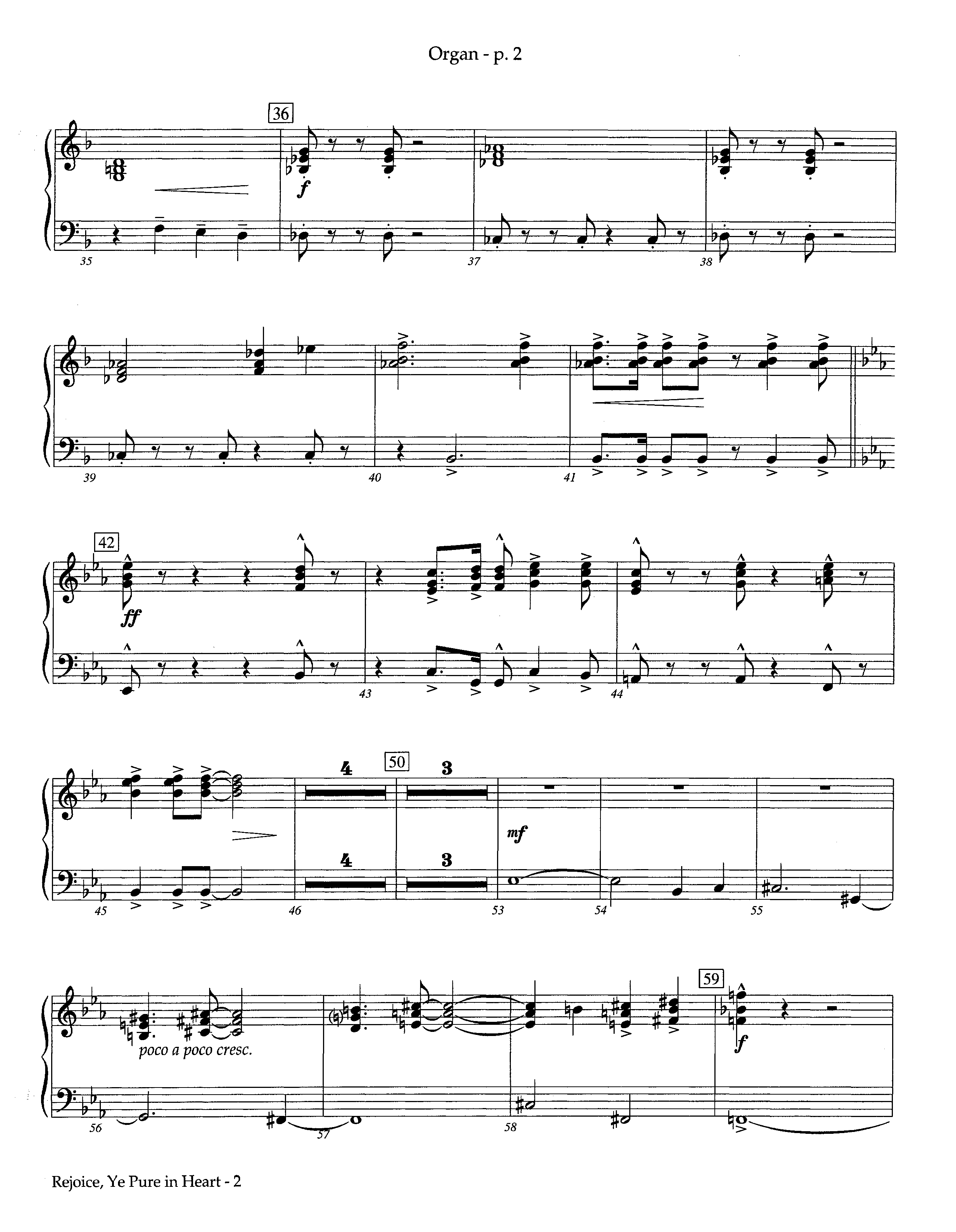 Rejoice Ye Pure In Heart (Instrumental) Organ (Lifeway Worship / Arr. Steve Dunn)