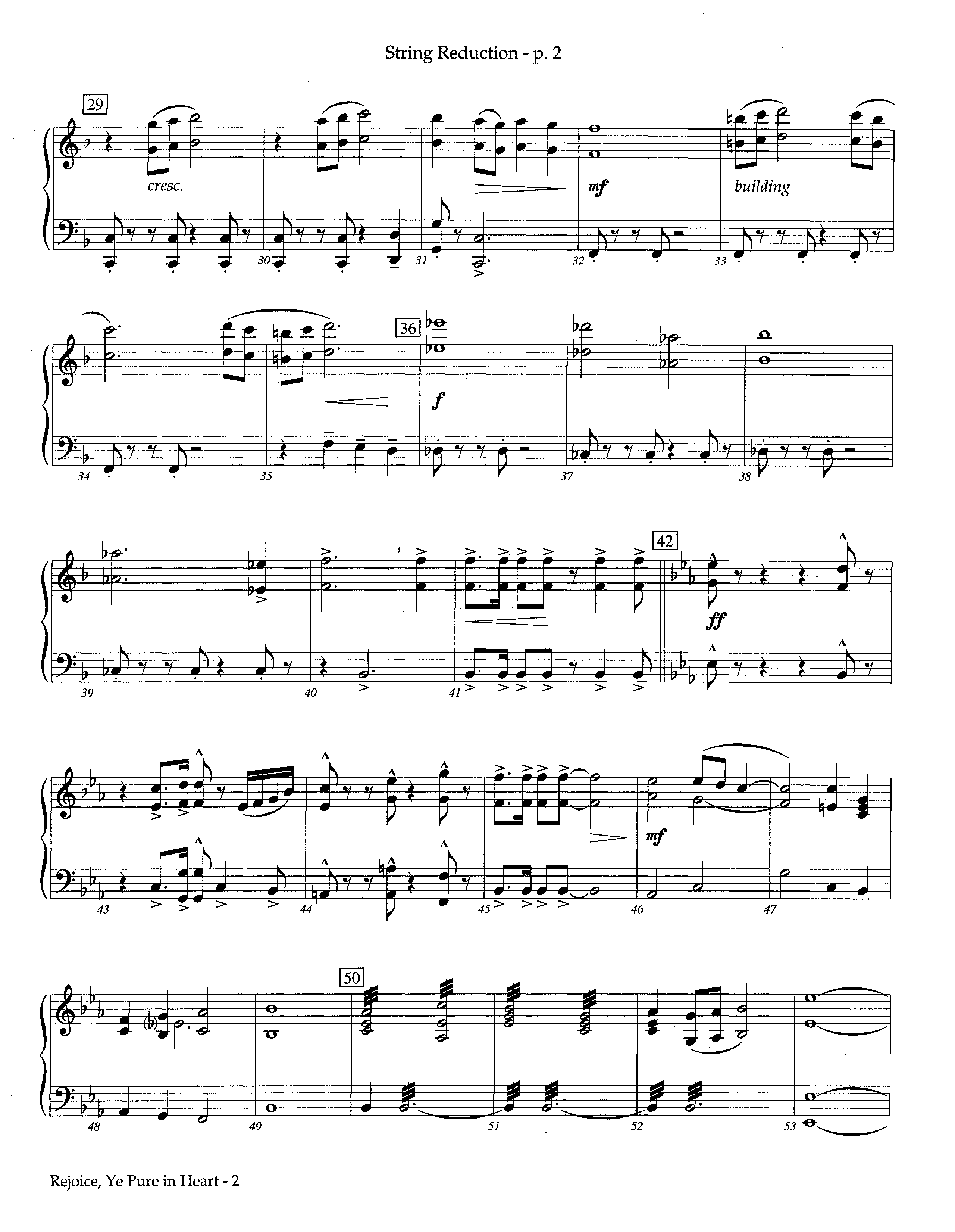 Rejoice Ye Pure In Heart (Instrumental) String Reduction (Lifeway Worship / Arr. Steve Dunn)