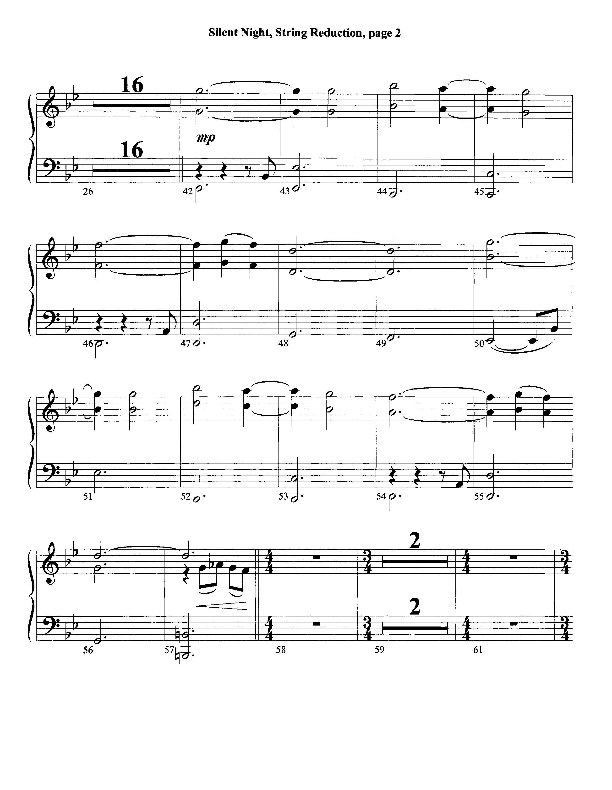 Silent Night (Instrumental) String Reduction (Lifeway Worship / Arr. David Winkler)