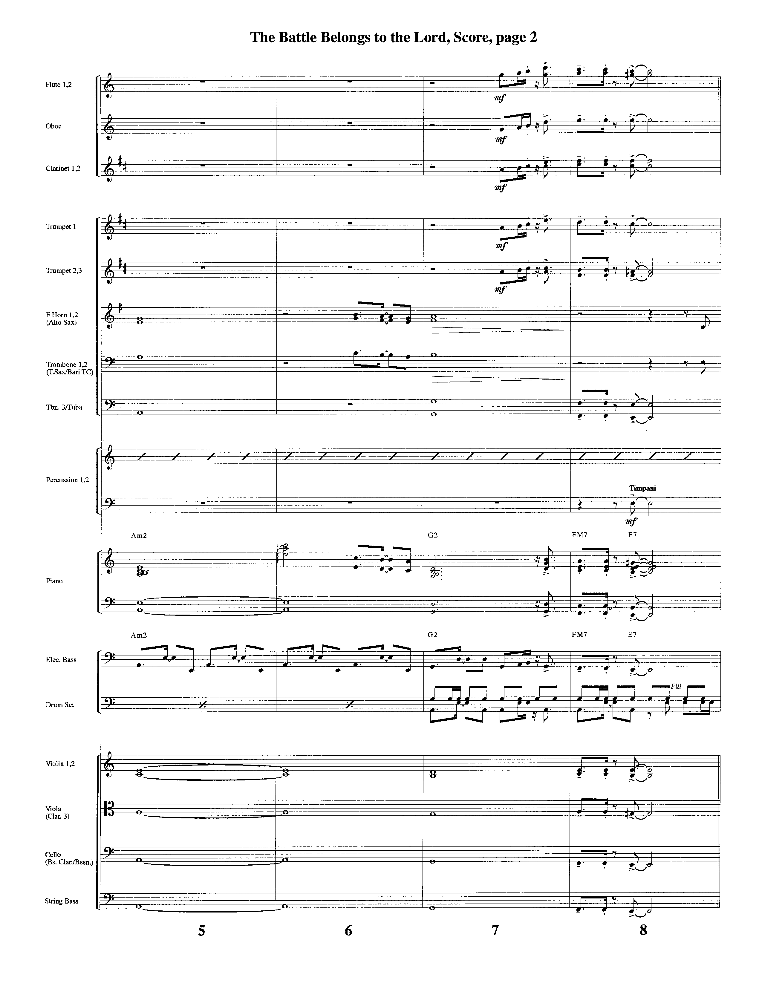 The Battle Belongs To The Lord (Instrumental) Orchestration (Lifeway Worship / Arr. Tom Payne)