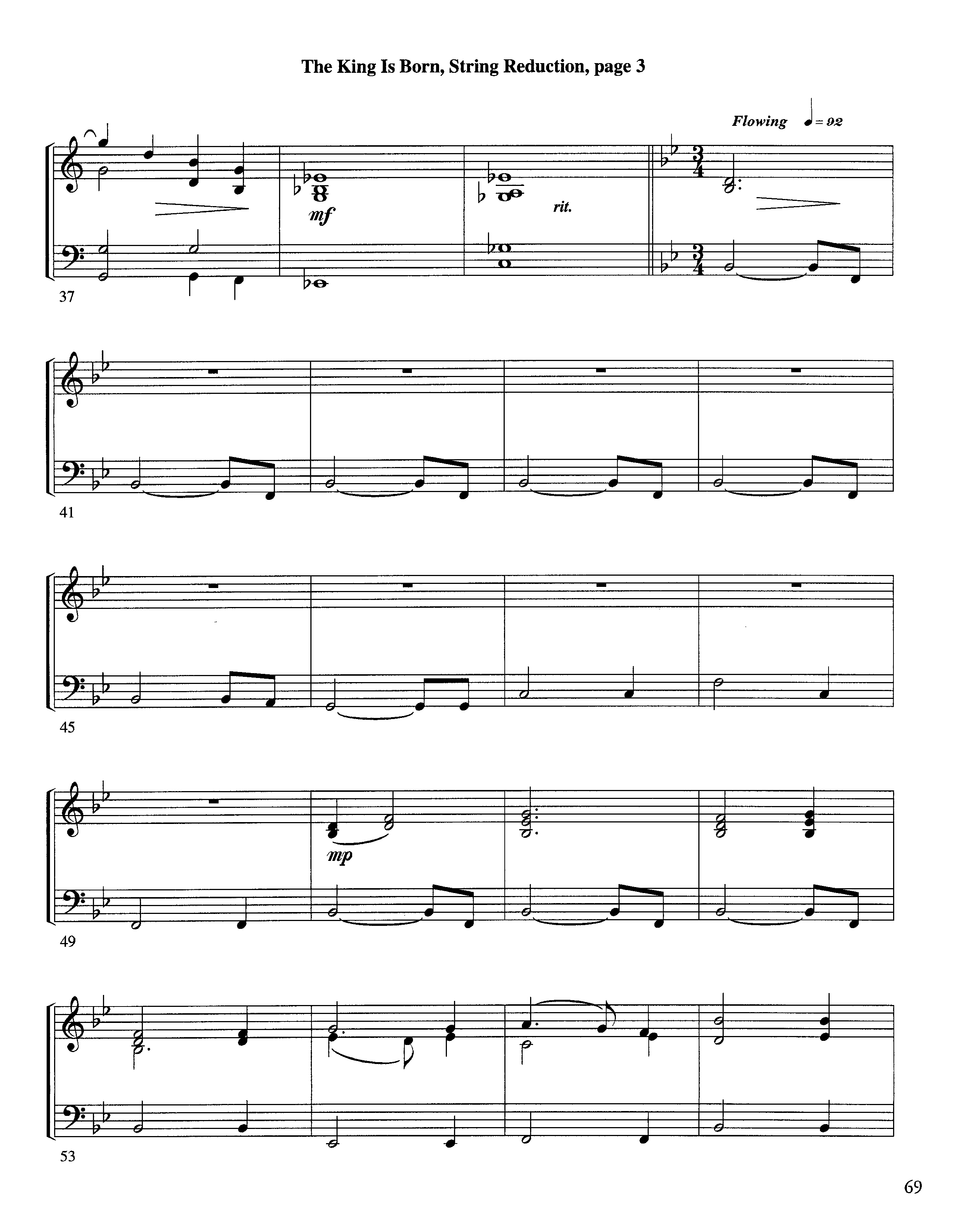 The King Is Born (Instrumental) String Reduction (Lifeway Worship / Arr. Jeff Cranfill)