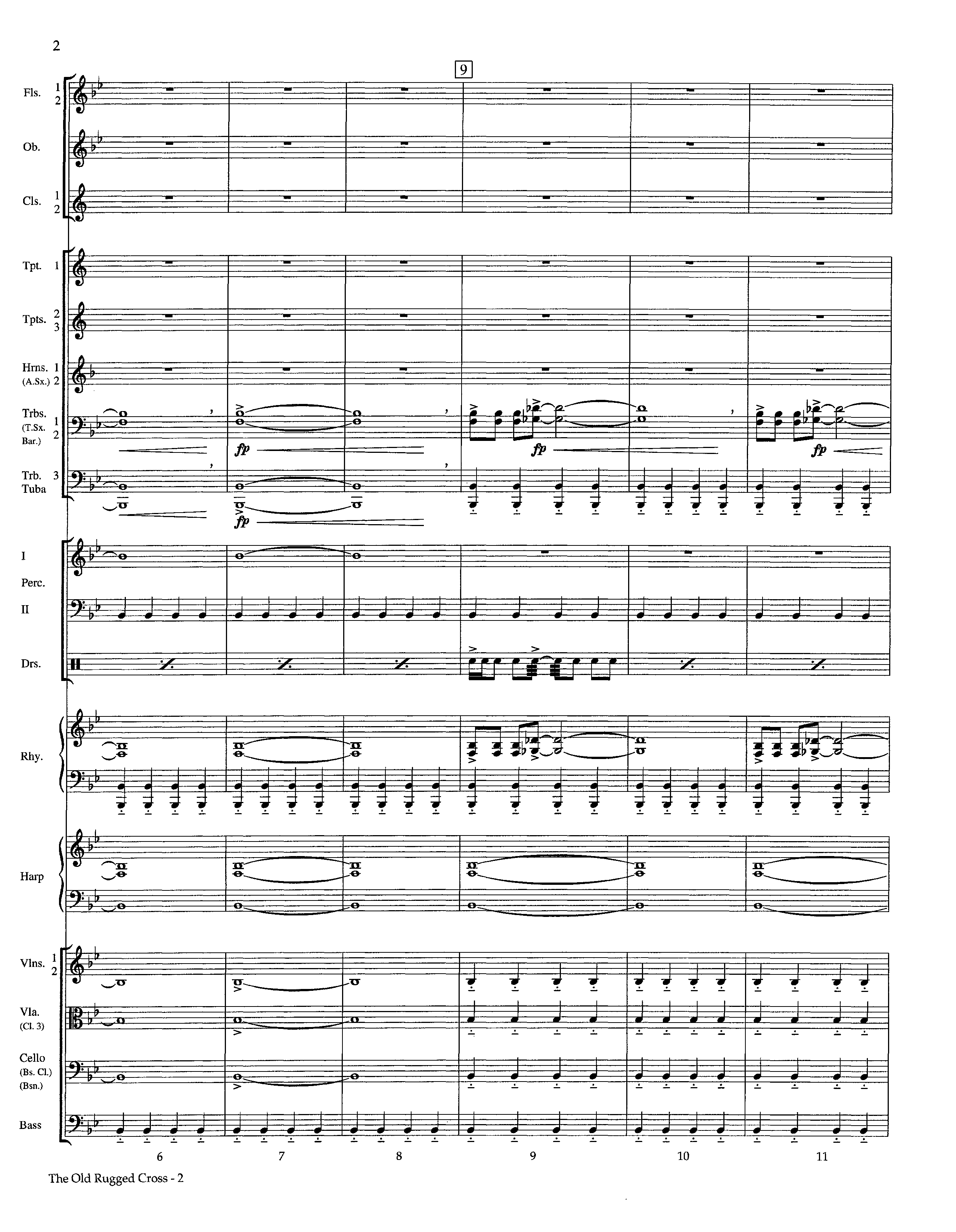 The Old Rugged Cross (Instrumental) Orchestration (Lifeway Worship / Arr. Marty Hamby)