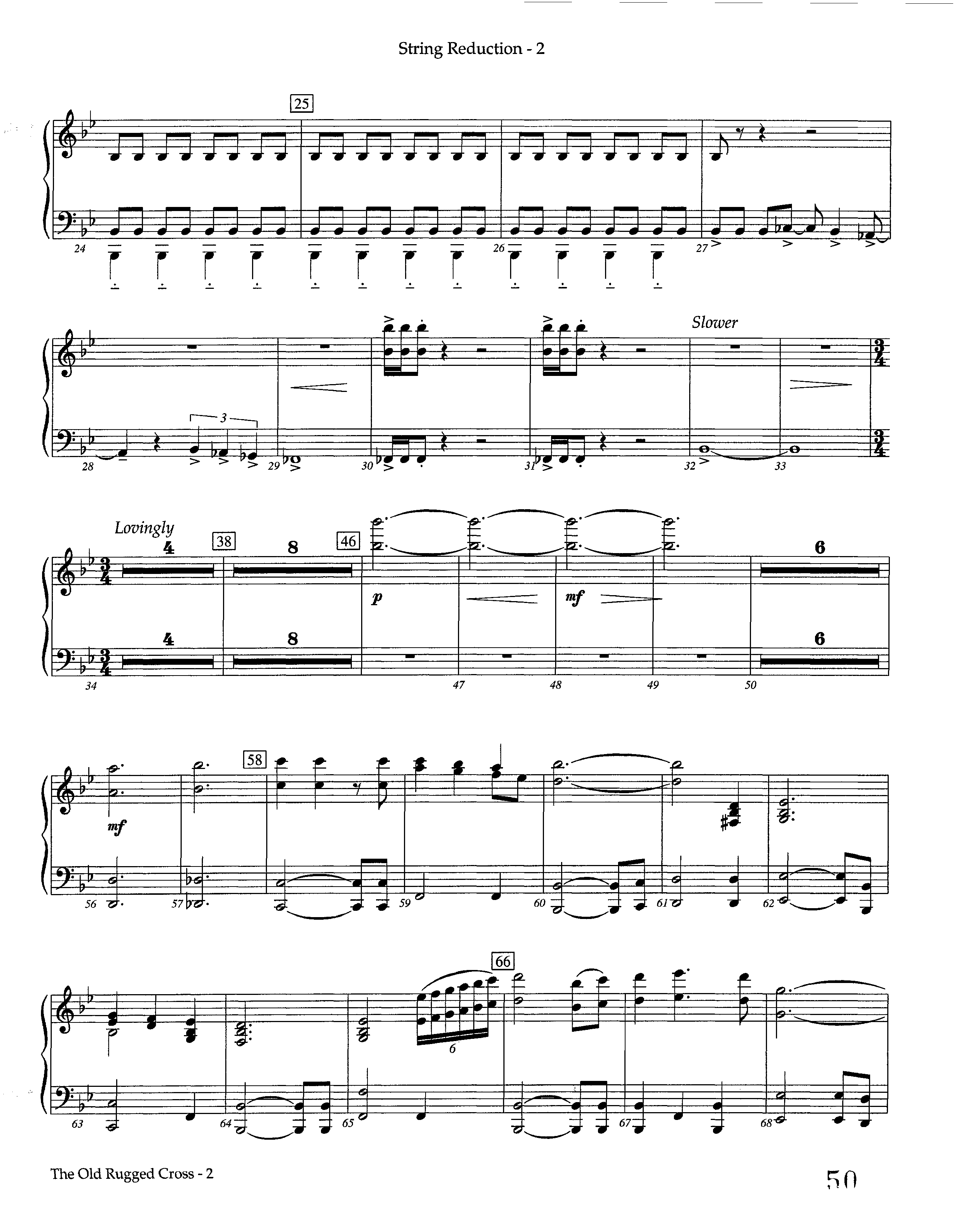 The Old Rugged Cross (Instrumental) String Reduction (Lifeway Worship / Arr. Marty Hamby)