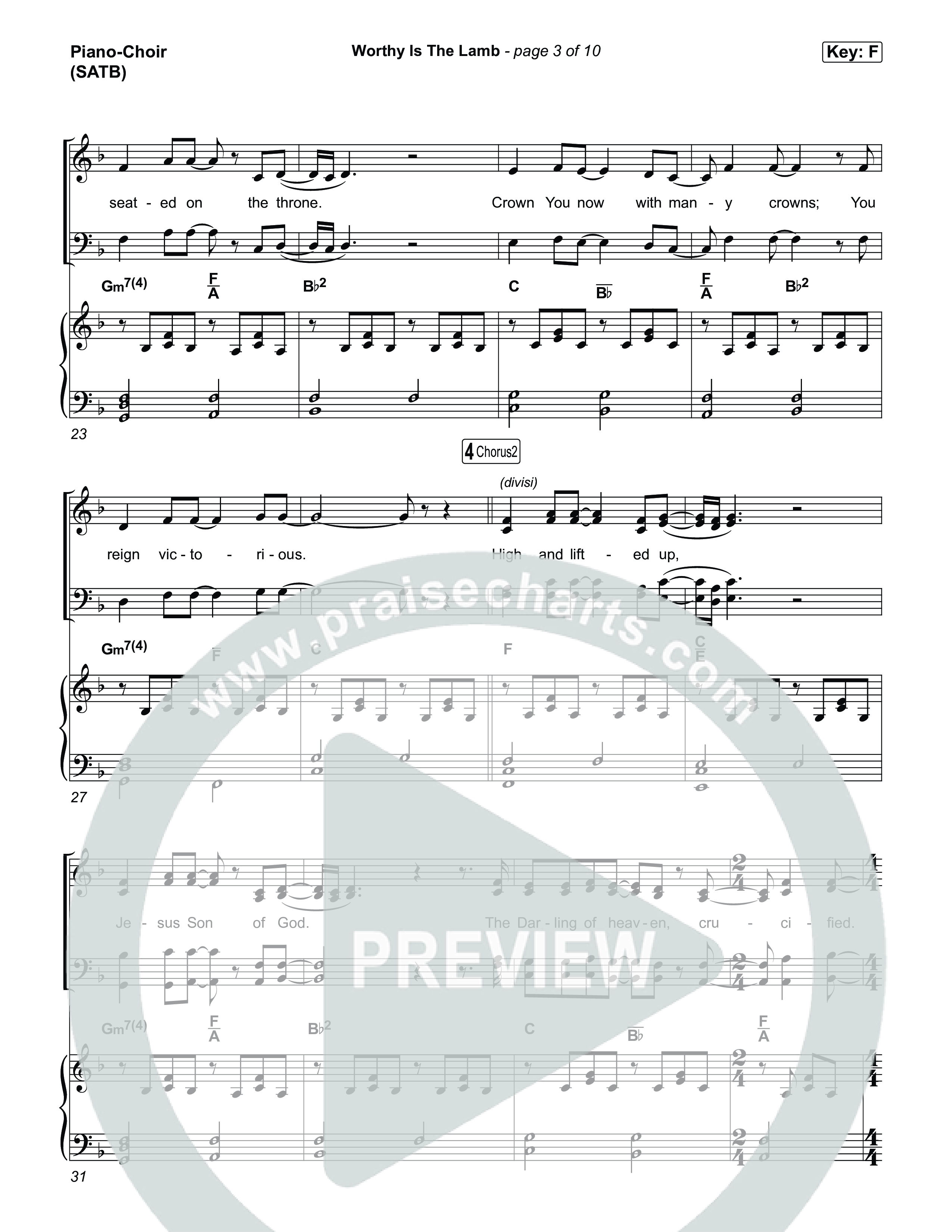 Worthy Is The Lamb Piano/Vocal Pack (Hillsong Chapel)