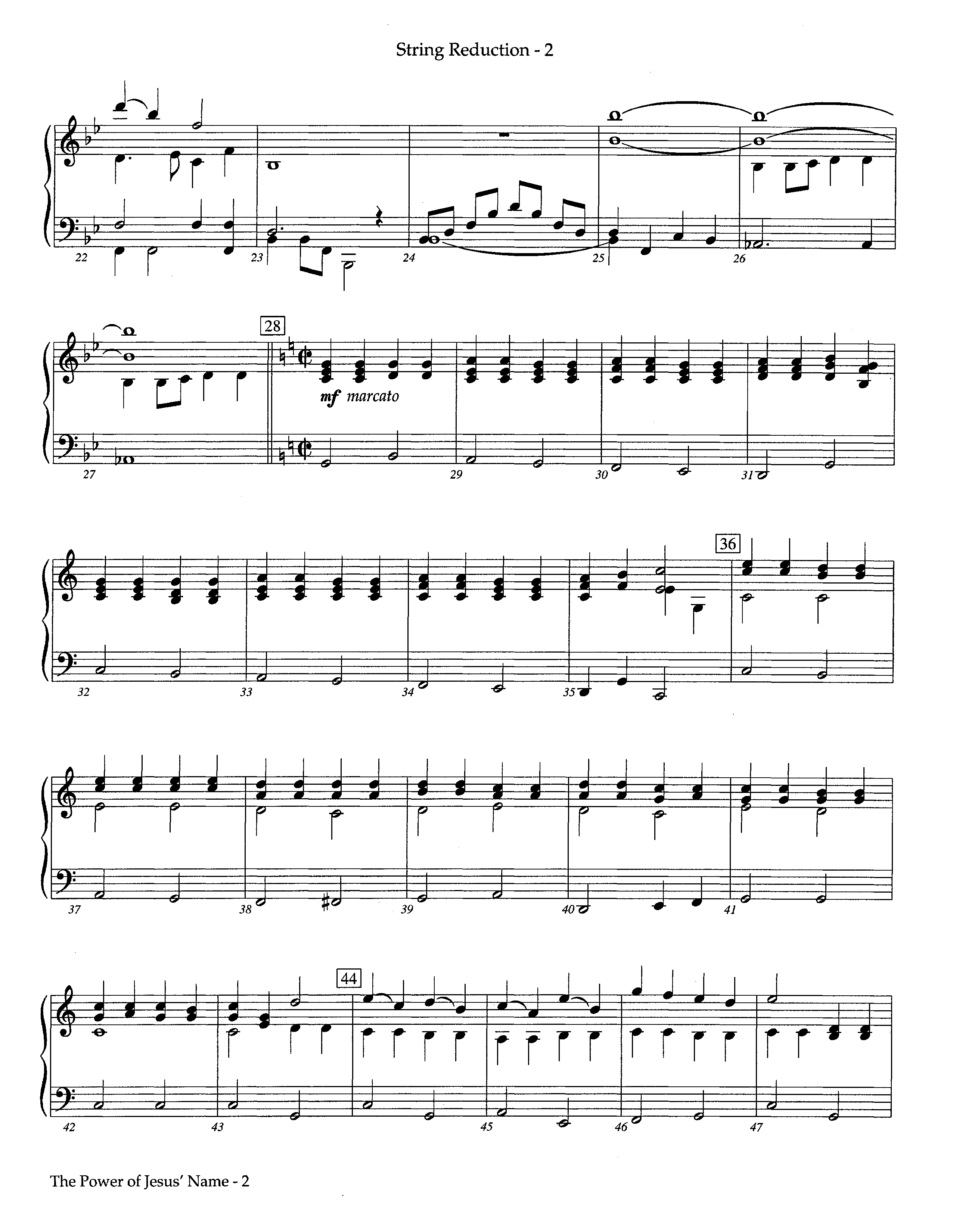 The Power Of Jesus' Name (Instrumental) String Reduction (Lifeway Worship / Arr. Jeff Cranfill)