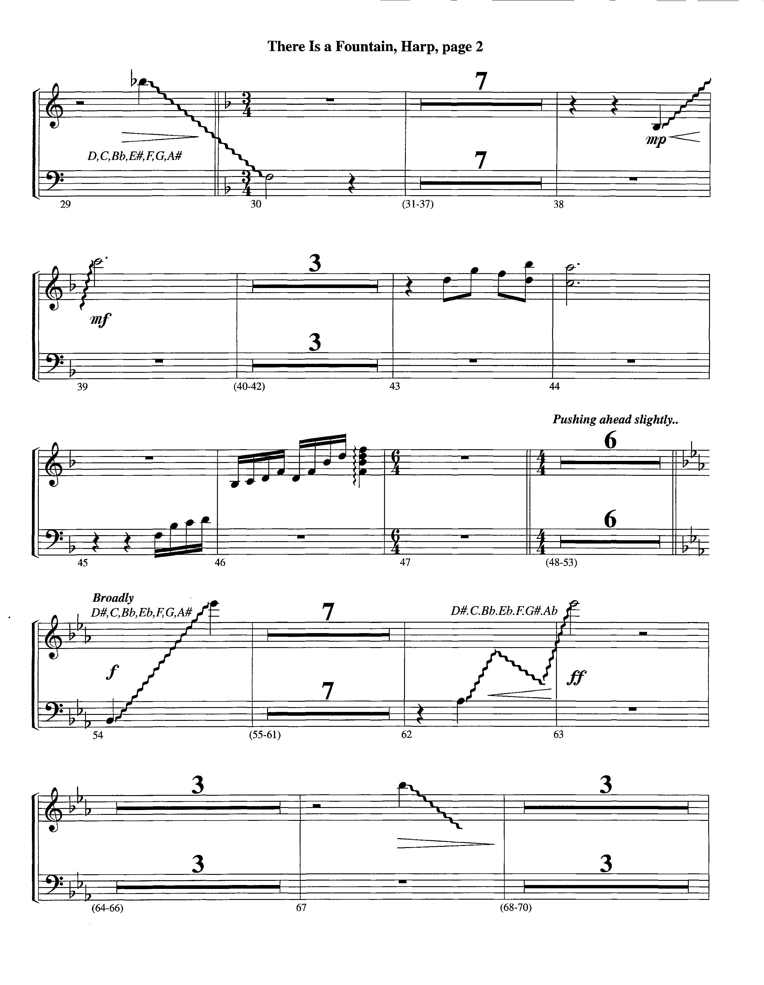 There Is A Fountain (Instrumental) Harp (Lifeway Worship / Arr. Jeff Cranfill)