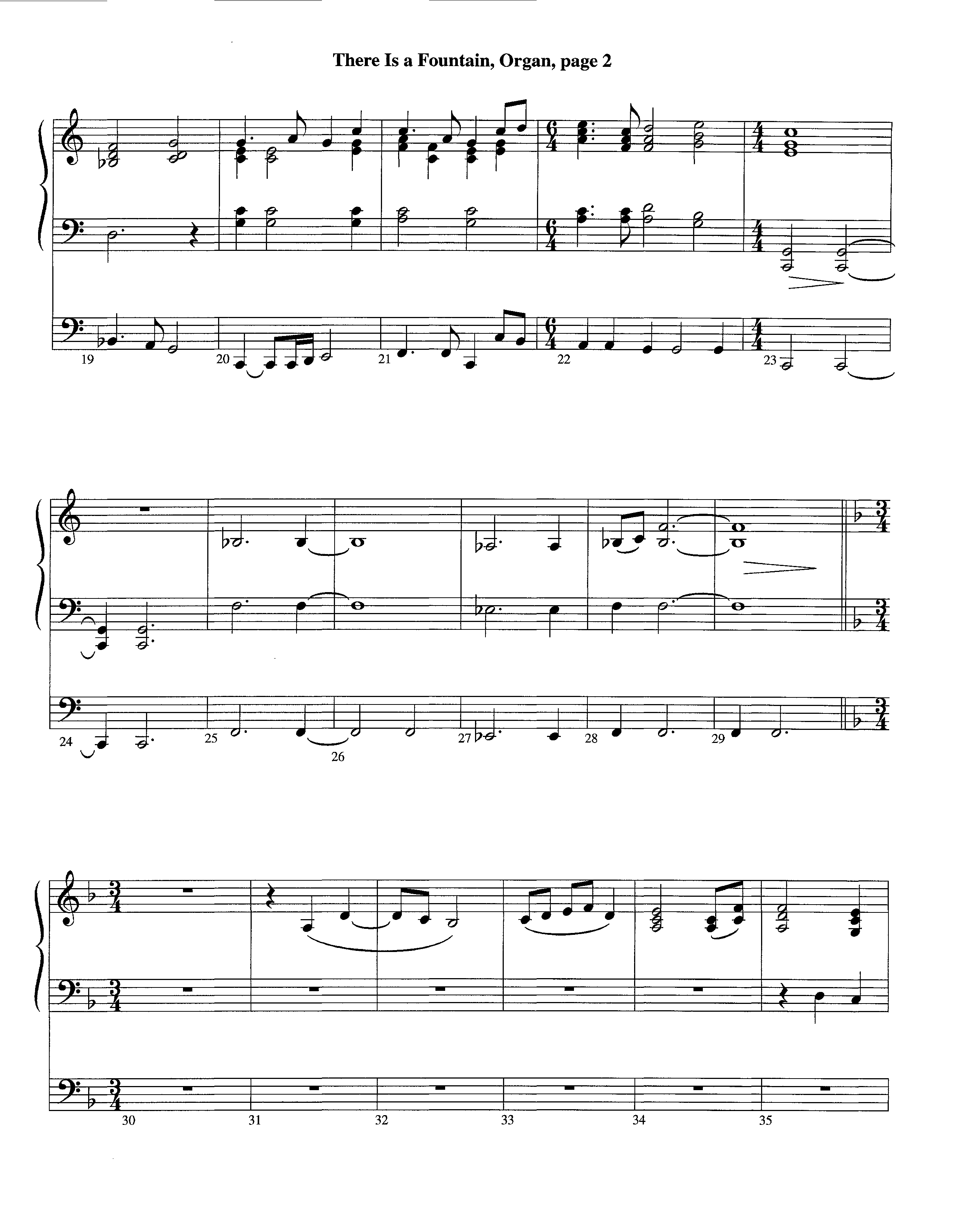 There Is A Fountain (Instrumental) Organ (Lifeway Worship / Arr. Jeff Cranfill)