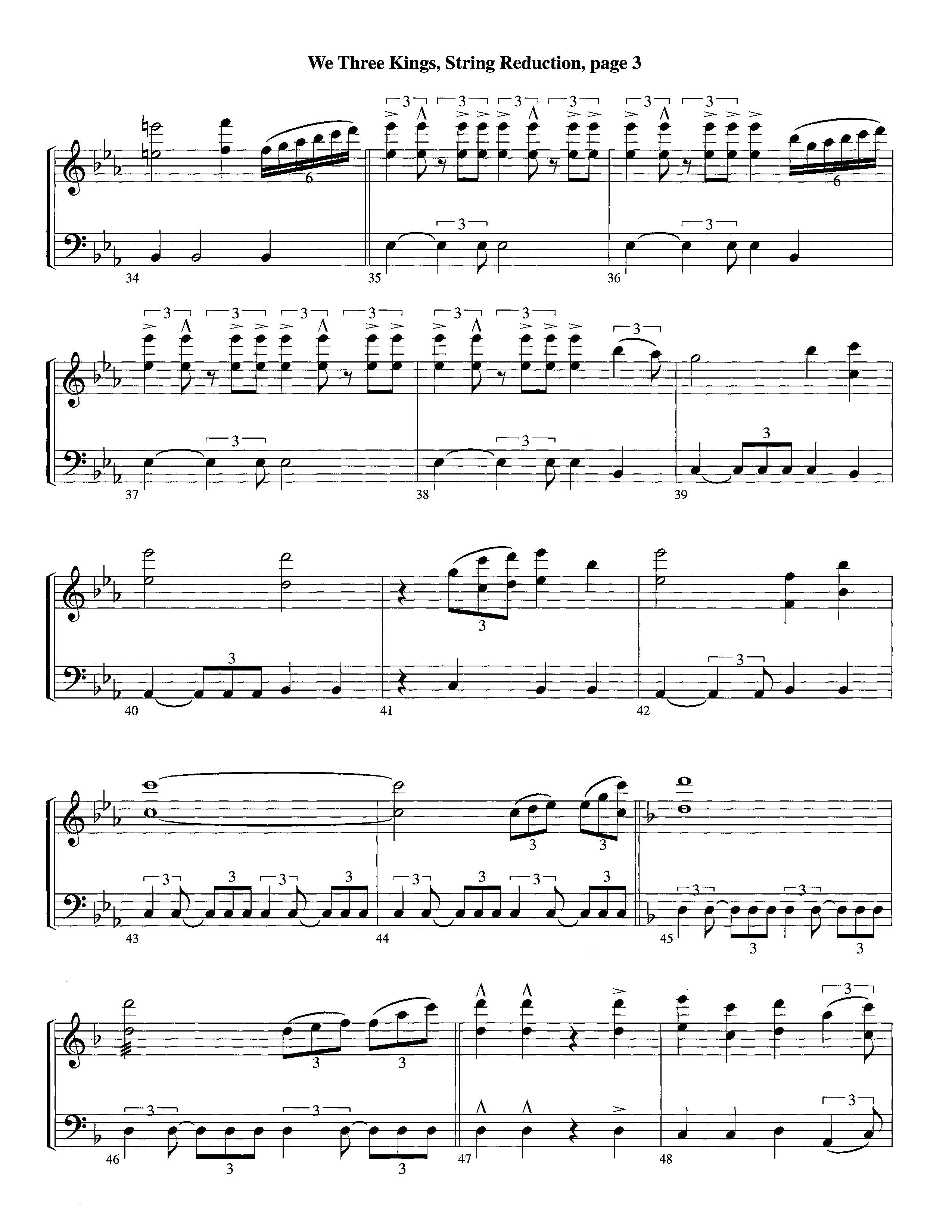 We Three Kings (Instrumental) String Reduction (Lifeway Worship / Arr. Richard Kingsmore)