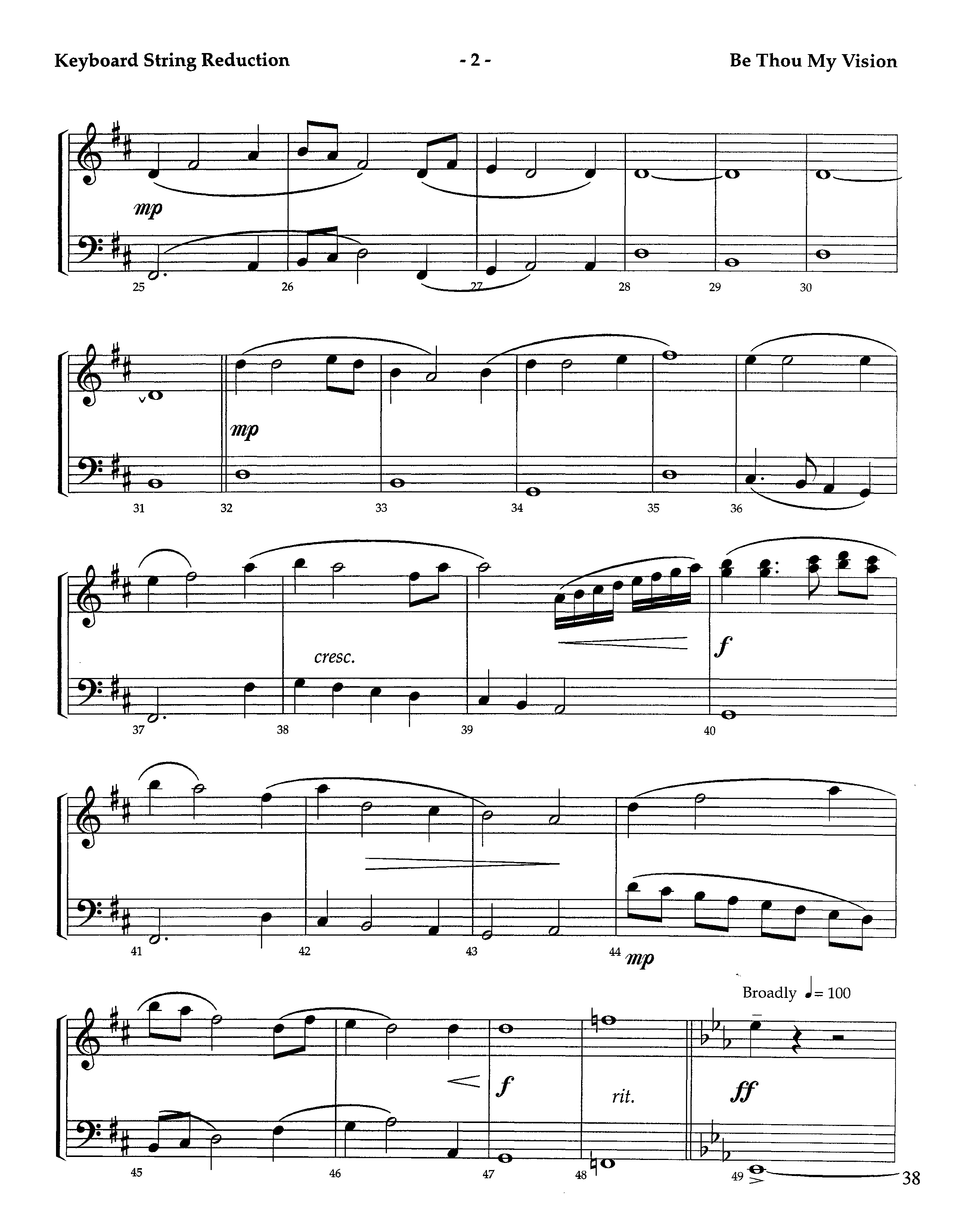 Be Thou My Vision (Instrumental) String Reduction (Lifeway Worship / Arr. Aaron Weitekamp)