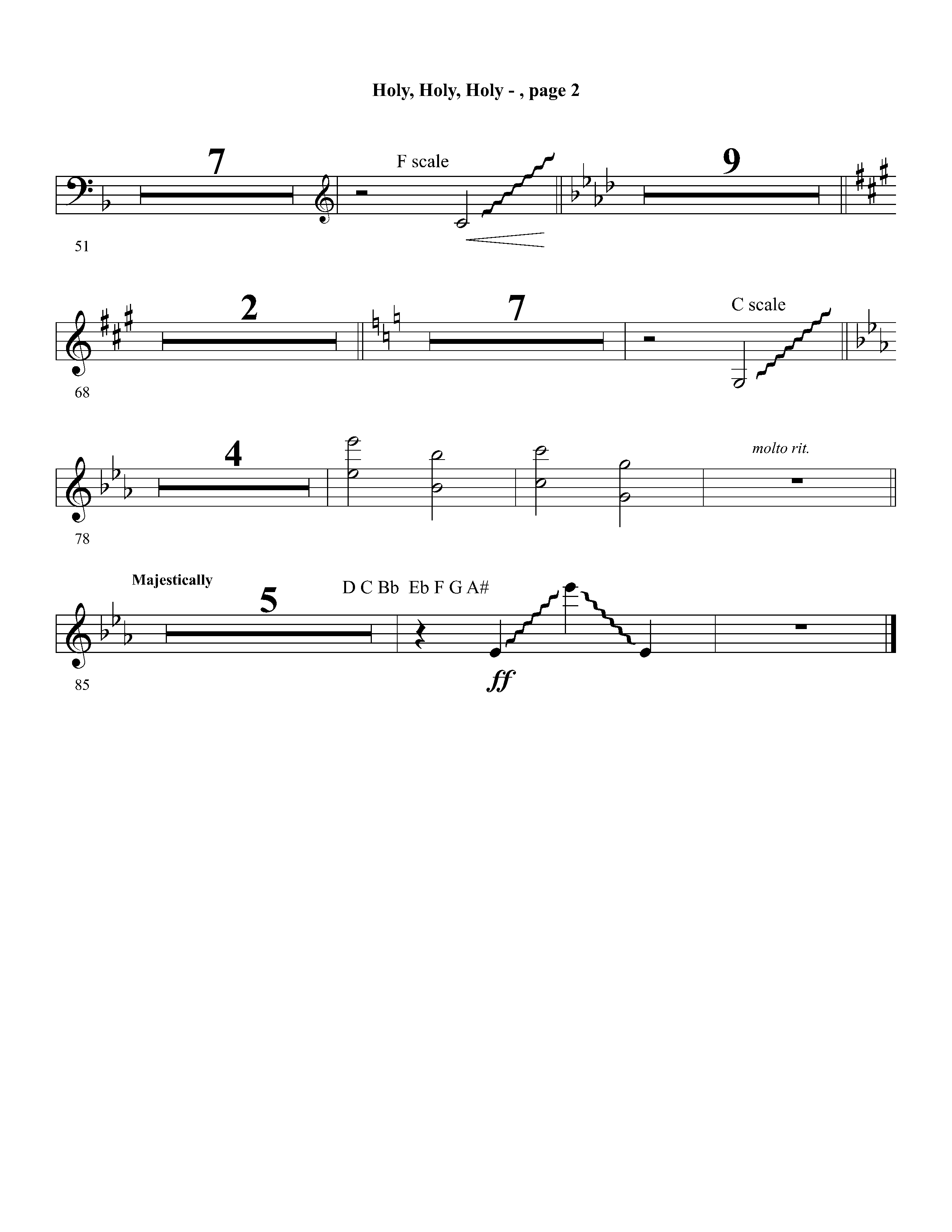 Holy Holy Holy (Instrumental) Harp (Lifeway Worship / Arr. David Winkler)