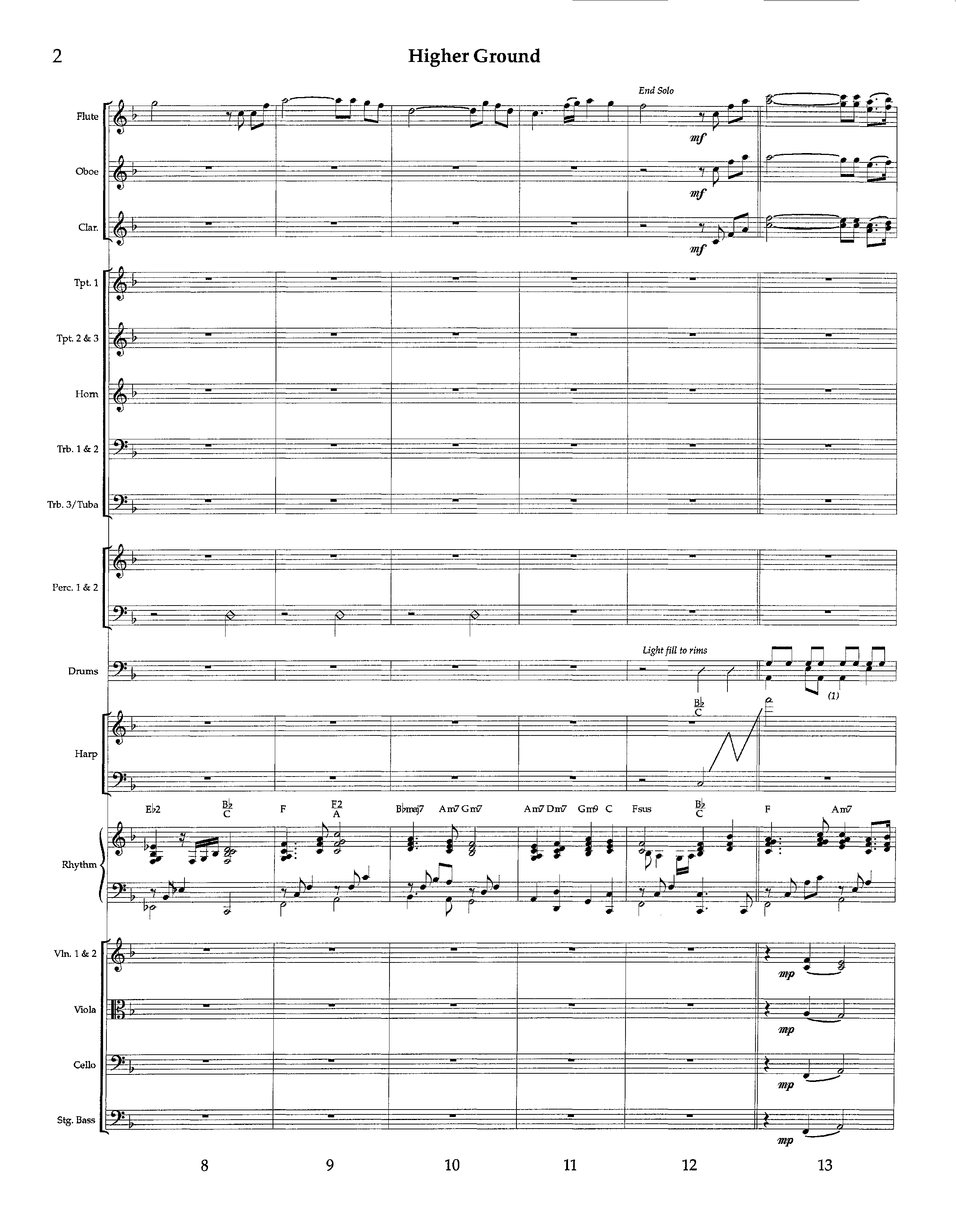 Higher Ground (Instrumental) Orchestration (Lifeway Worship / Arr. Tom Payne)