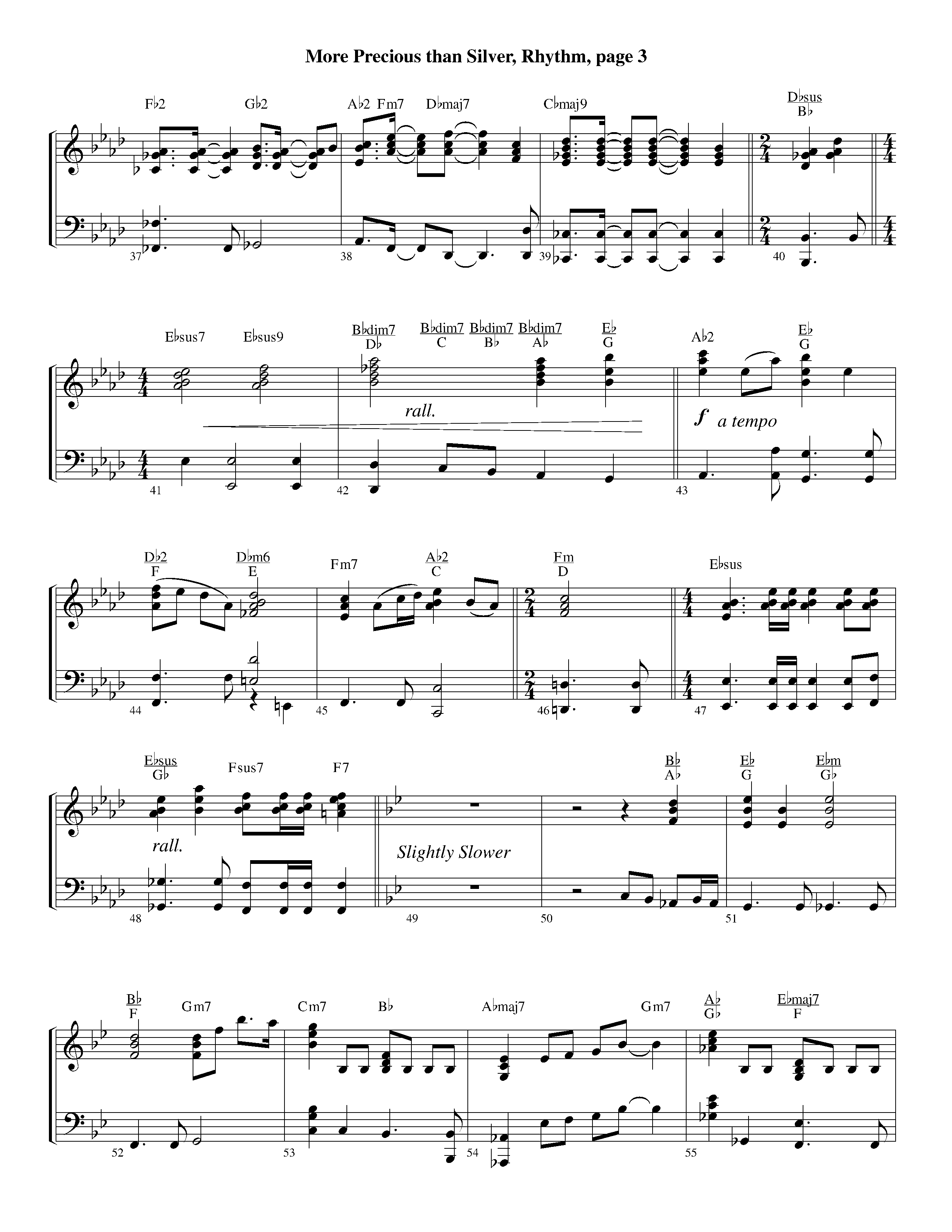 More Precious Than Silver (Instrumental) Piano/Rhythm (Lifeway Worship / Arr. Steve Dunn)