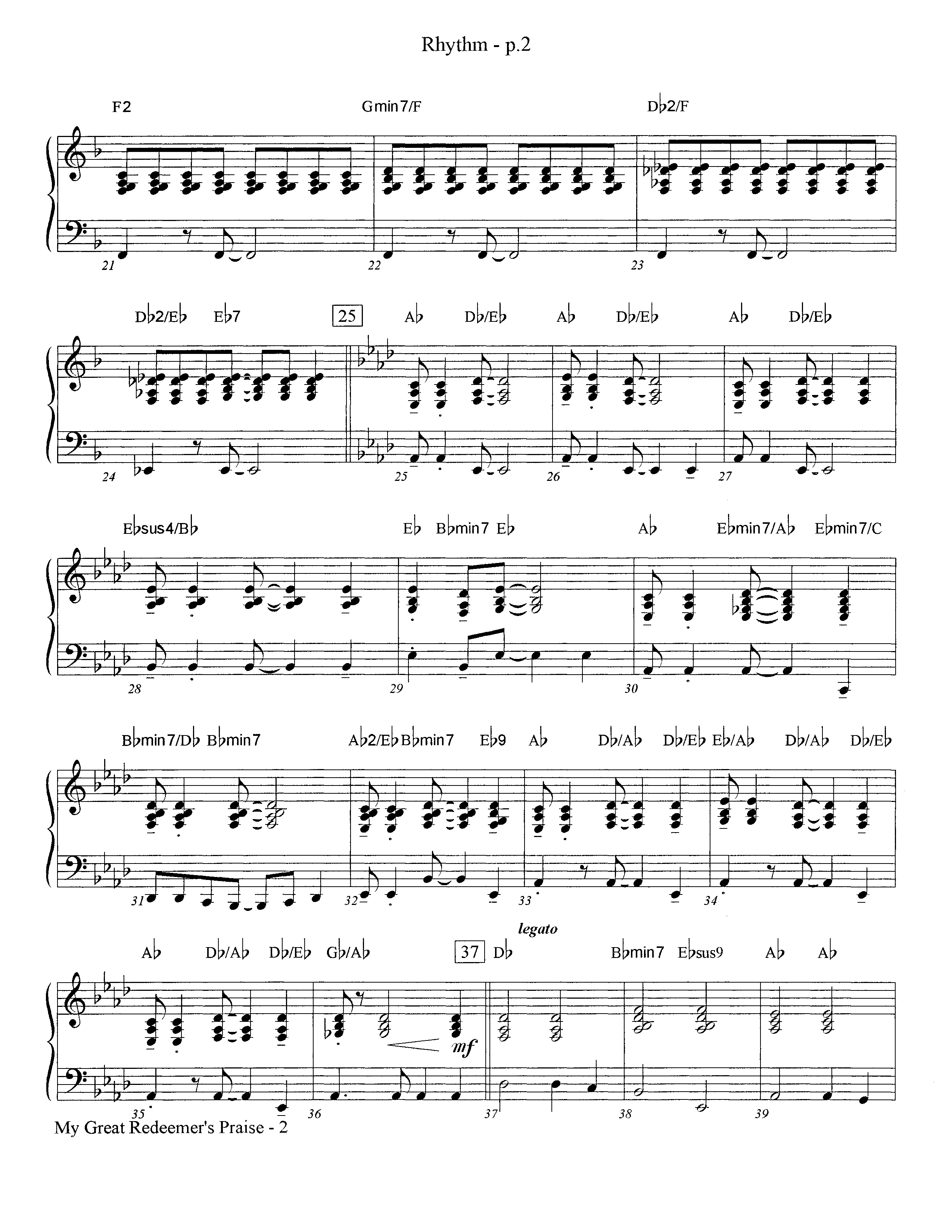 My Great Redeemer's Praise (Instrumental) Piano/Rhythm (Lifeway Worship / Arr. Jeff Cranfill)