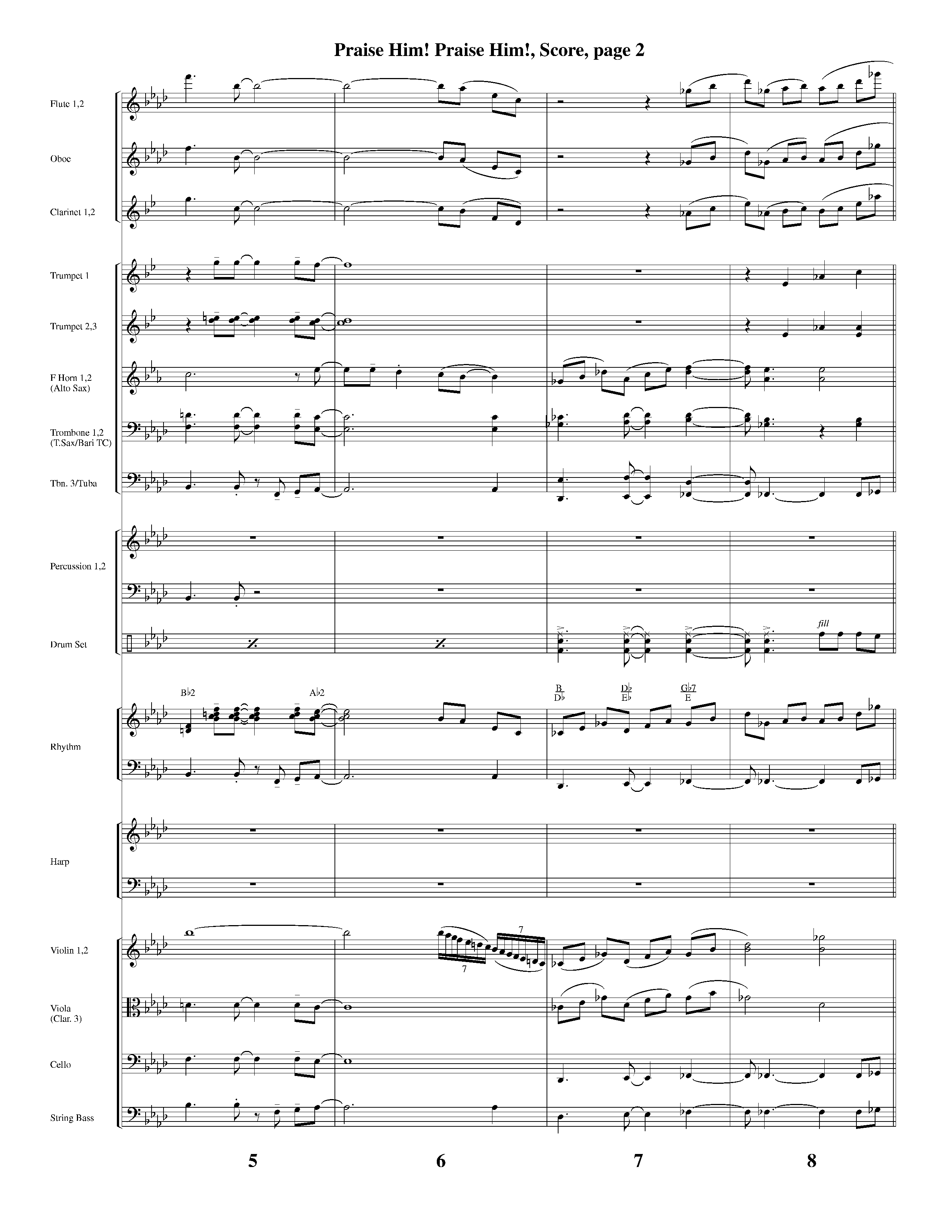 Praise Him Praise Him (Instrumental) Orchestration (Lifeway Worship / Arr. Jeff Cranfill)