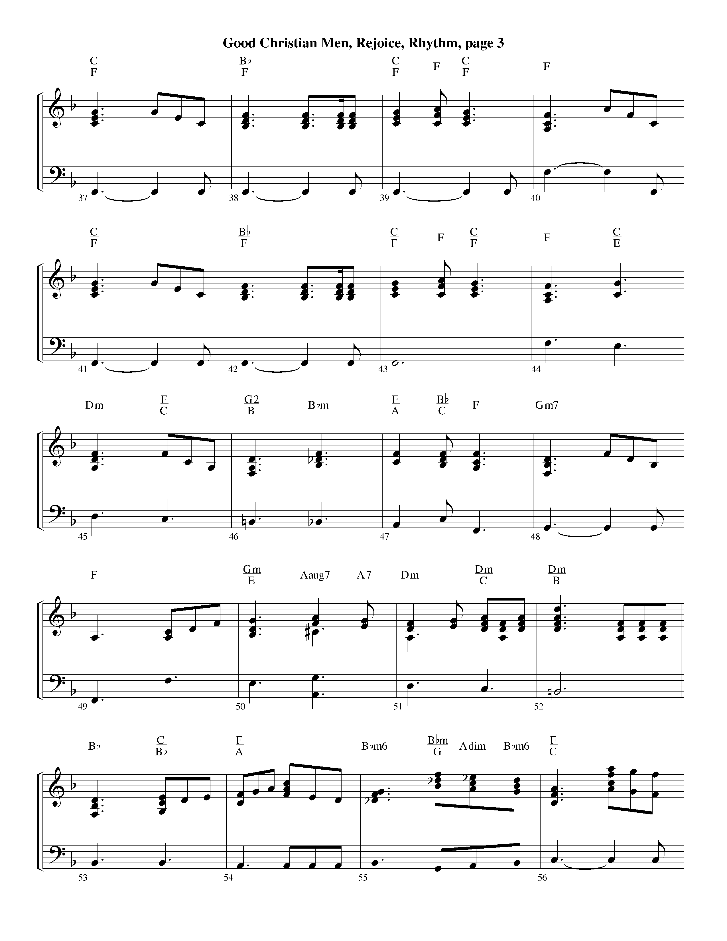 Good Christian Men Rejoice (Instrumental) Piano/Rhythm (Lifeway Worship / Arr. Ed Dickinson)