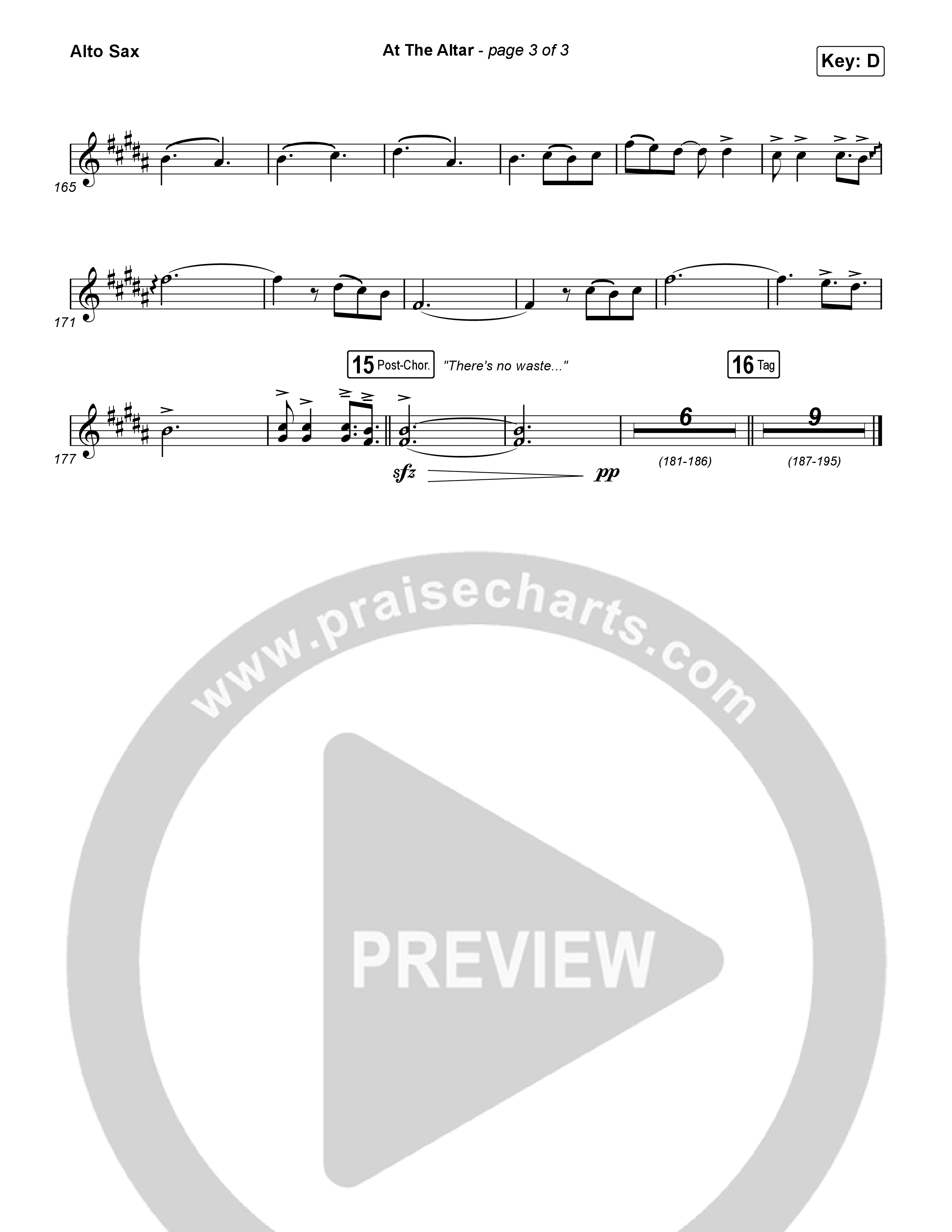 At The Altar Sax Pack (ELEVATION RHYTHM / Abbie Gamboa / Tiffany Hudson)