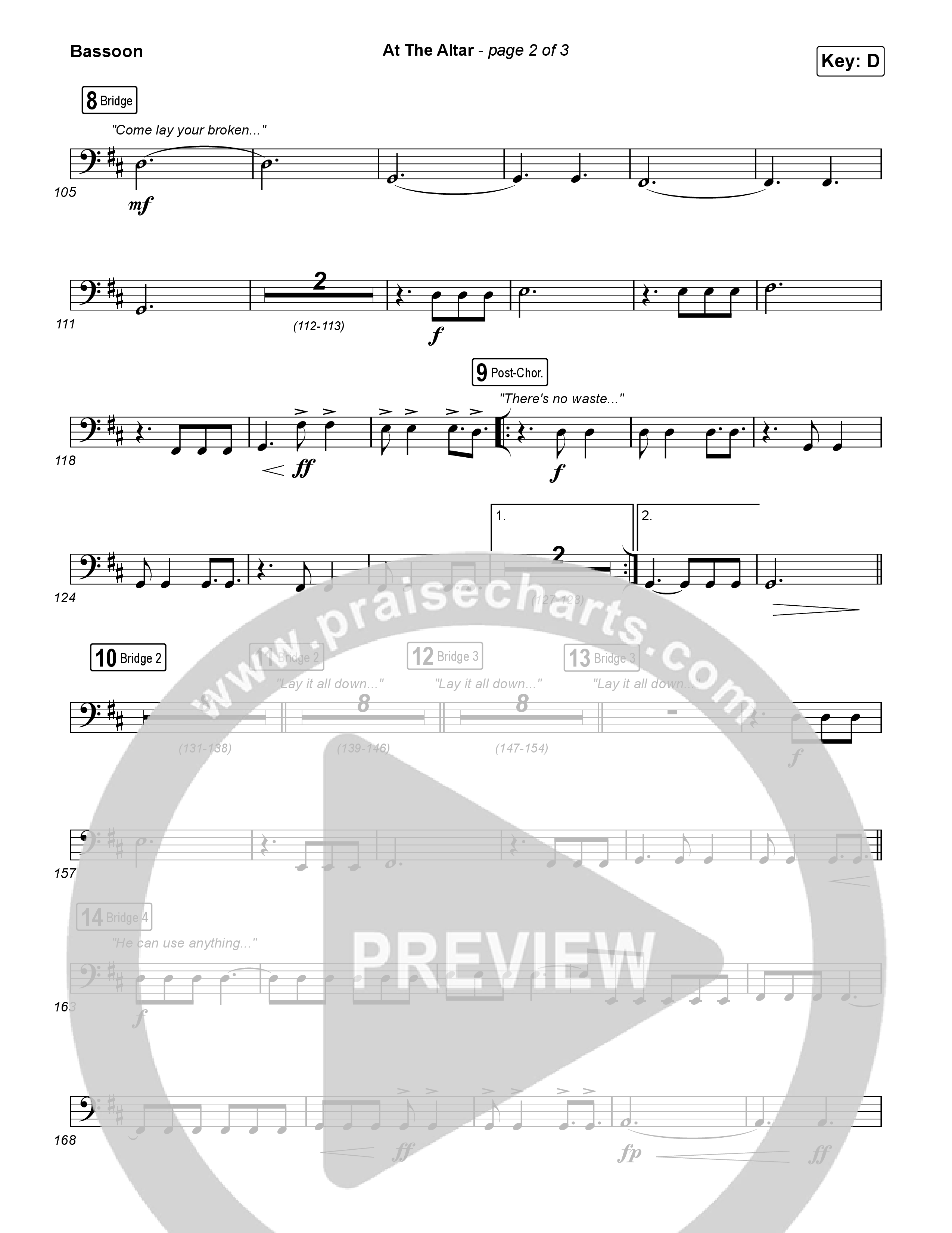 At The Altar Bassoon (ELEVATION RHYTHM / Abbie Gamboa / Tiffany Hudson)