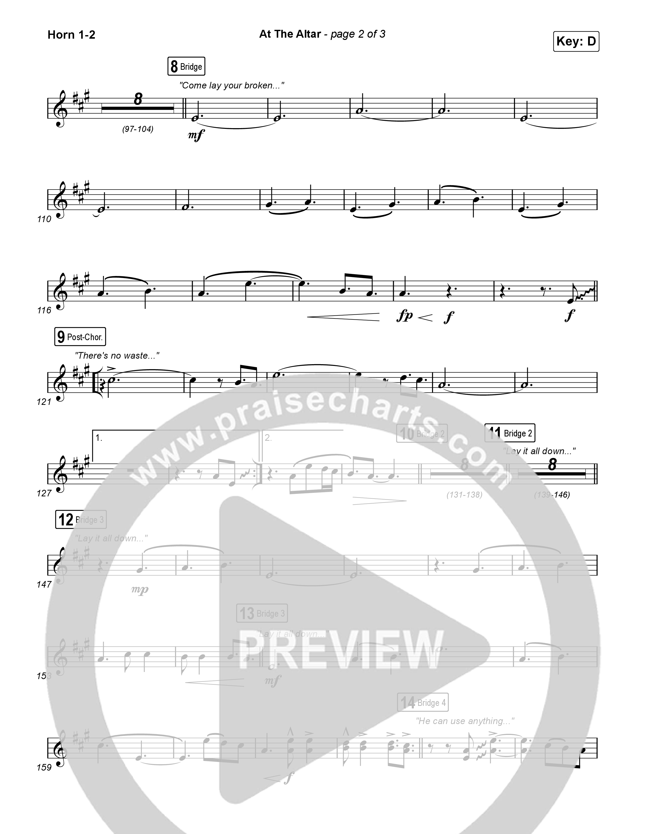 At The Altar French Horn 1,2 (ELEVATION RHYTHM / Abbie Gamboa / Tiffany Hudson)