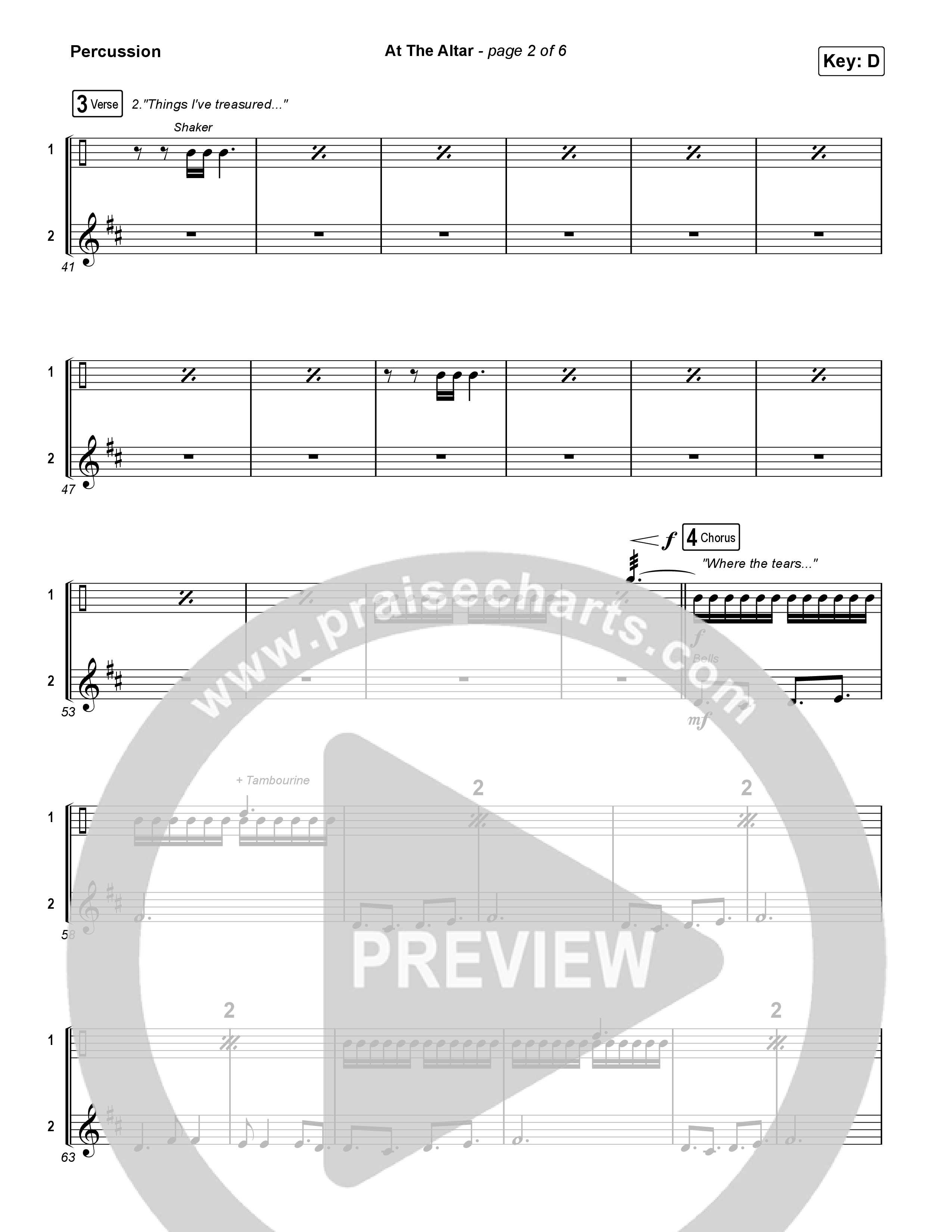 At The Altar Percussion (ELEVATION RHYTHM / Abbie Gamboa / Tiffany Hudson)