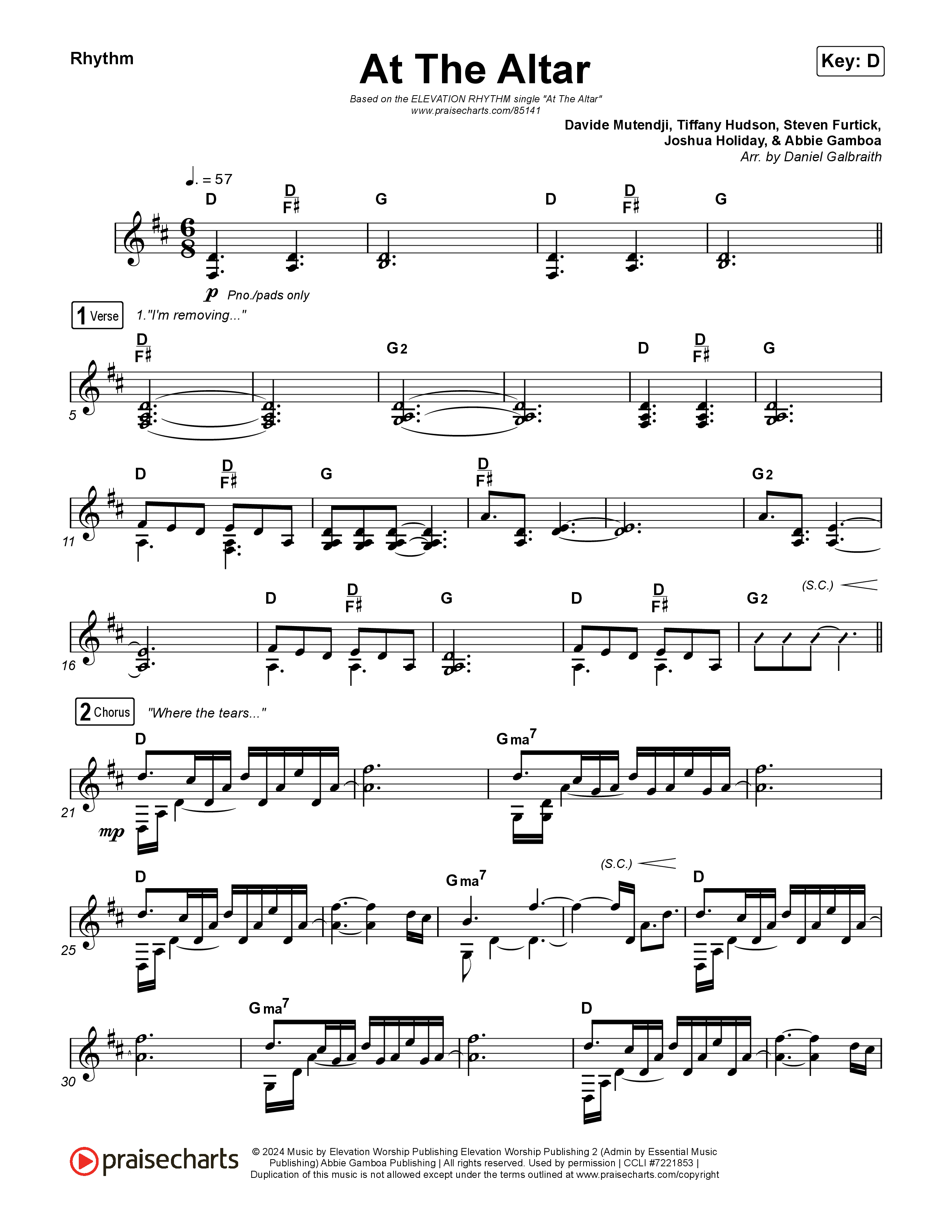 At The Altar Rhythm Pack (ELEVATION RHYTHM / Abbie Gamboa / Tiffany Hudson)