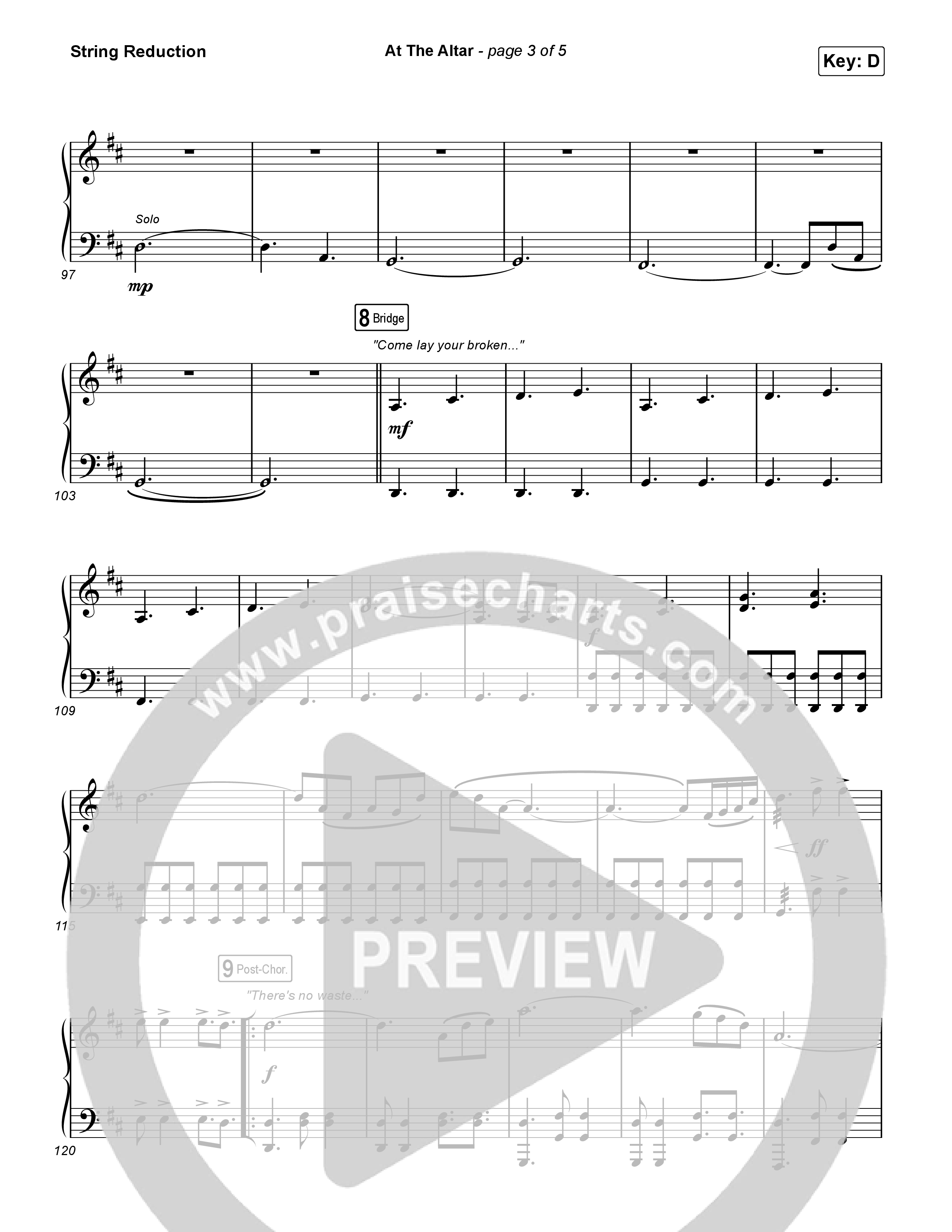 At The Altar String Reduction (ELEVATION RHYTHM / Abbie Gamboa / Tiffany Hudson)