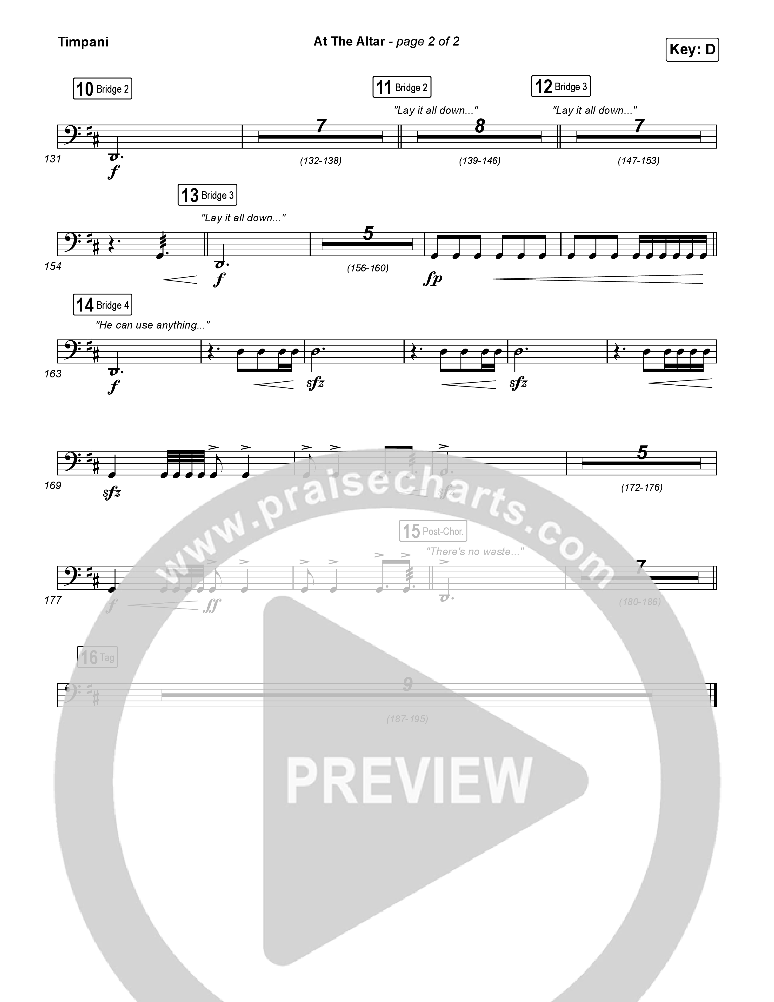 At The Altar Timpani (ELEVATION RHYTHM / Abbie Gamboa / Tiffany Hudson)