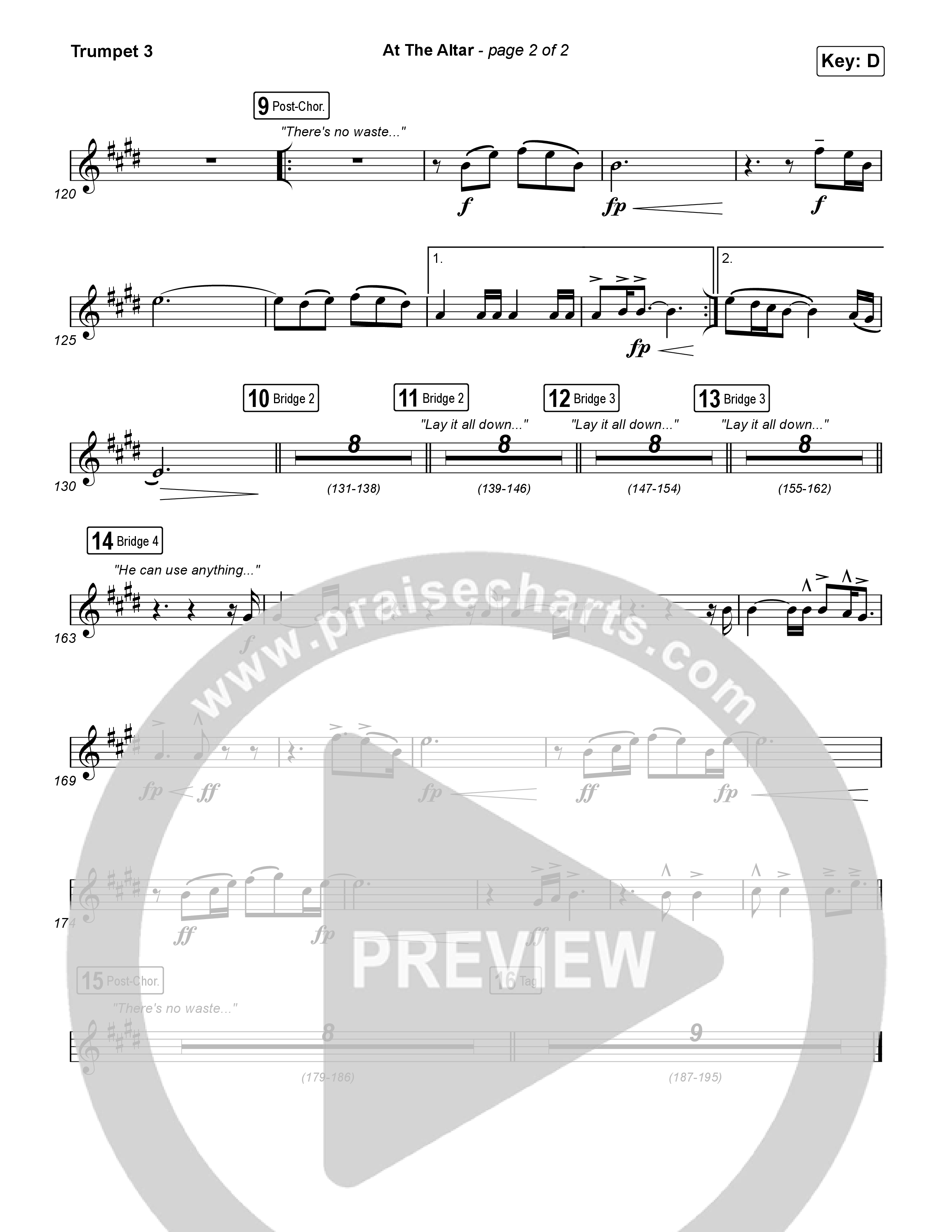 At The Altar Trumpet 3 (ELEVATION RHYTHM / Abbie Gamboa / Tiffany Hudson)